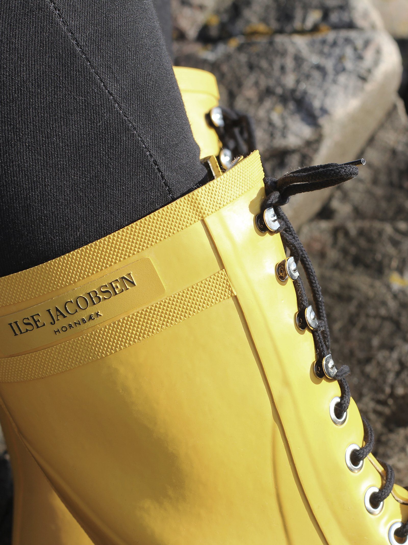 Ilse Jacobsen RUB15 Gummistiefel Naturkautschuksohle, perfekt für Regenwetter, skandinavisches Design