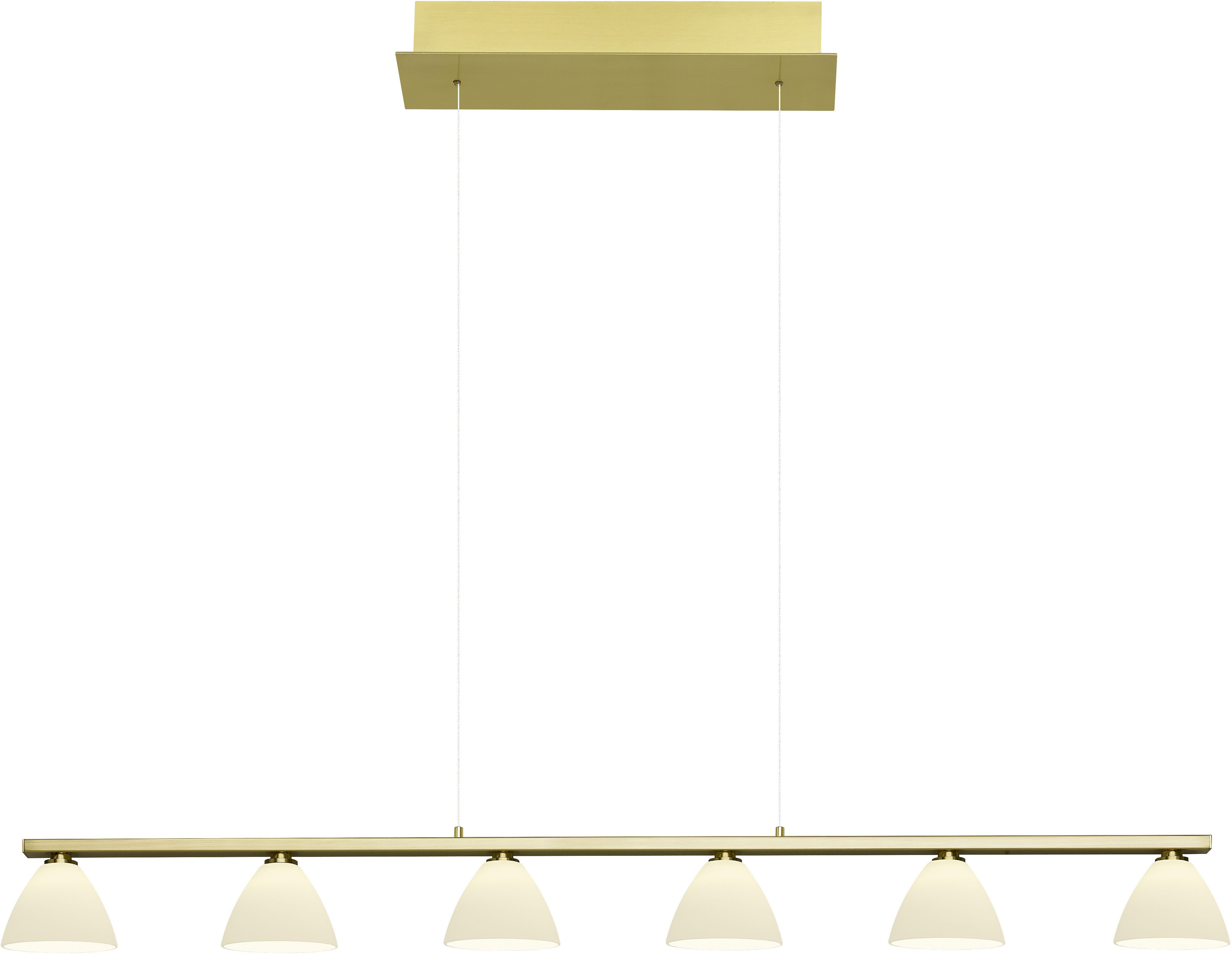 HELL höllisch gutes Licht LED Pendelleuchte MONA, LED fest integriert, Warmweiß, Tastdimmer, Stufenlos höhenverstellbar