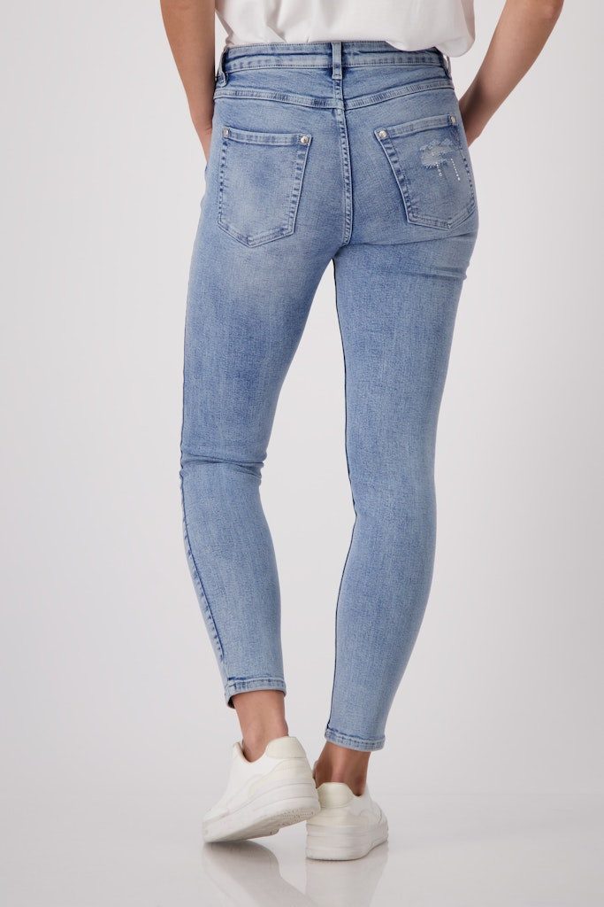 Monari 2-in-1-Hose Jeans mit Strass jeans günstig online kaufen