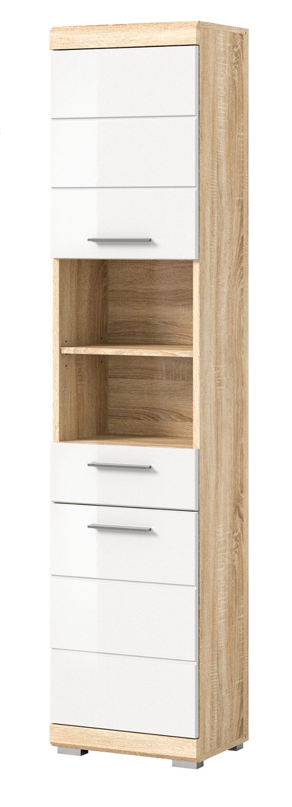 Inn.Furn Hochschrank Mambo (Badschrank weiß Hochglanz günstig online kaufen