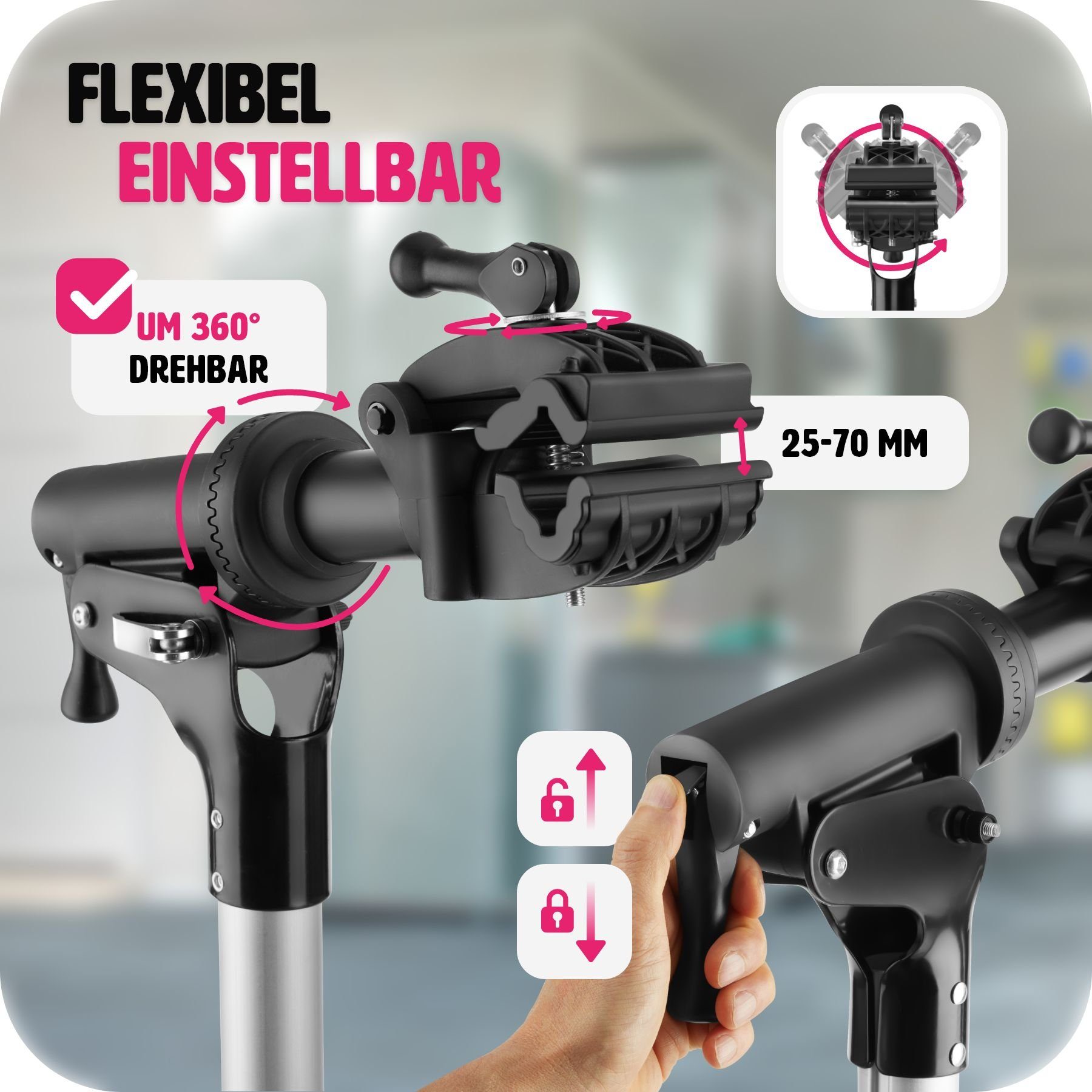 tectake Fahrrad-Montageständer Fahrradmontageständer, bis 50kg, E-Bike geeignet