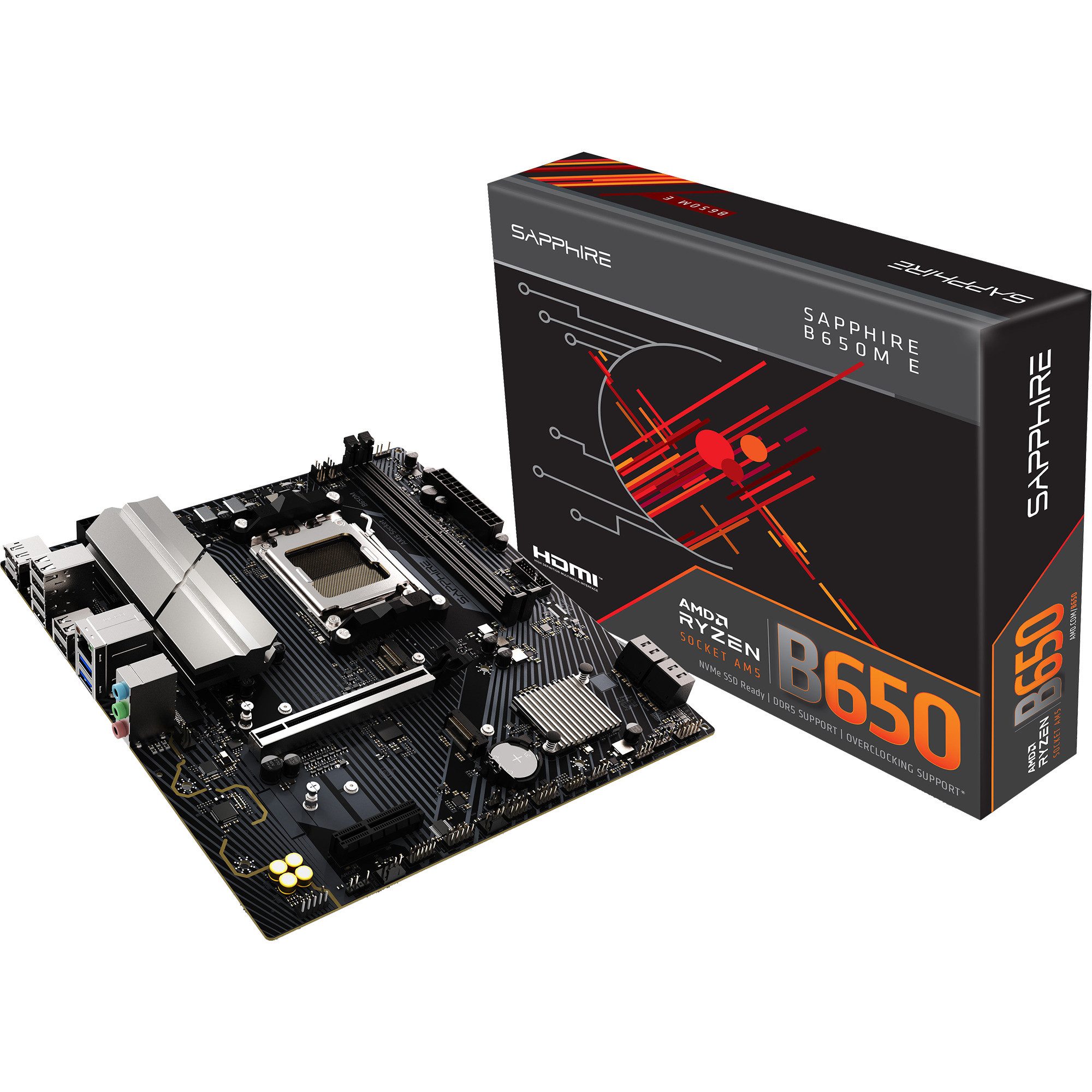 Sapphire SAPPHIRE B650M-E, Mainboard Mainboard AURA Sync