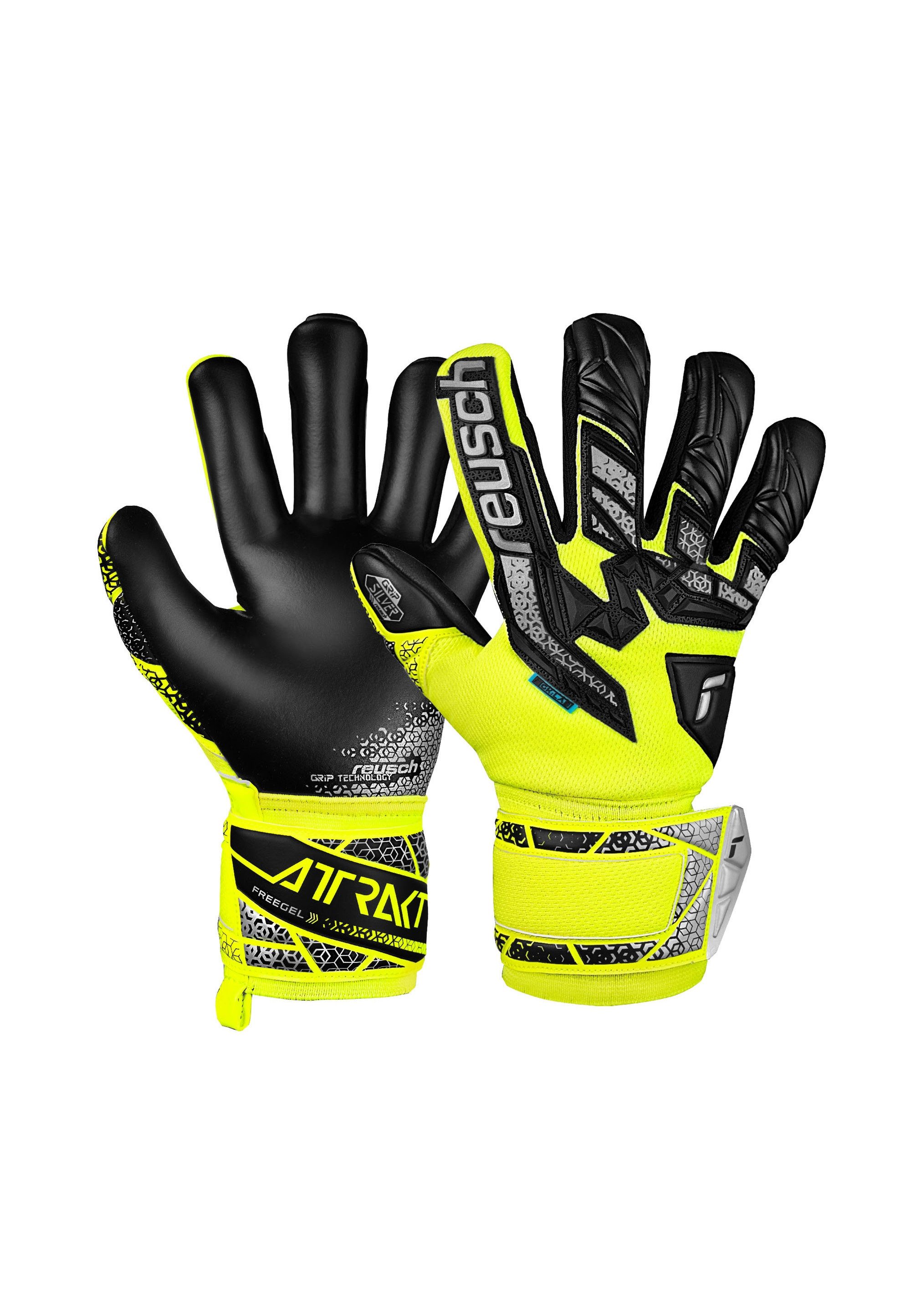 Reusch Torwarthandschuhe Attrakt Freegel Silver Junior mit Evolution Negative Cut