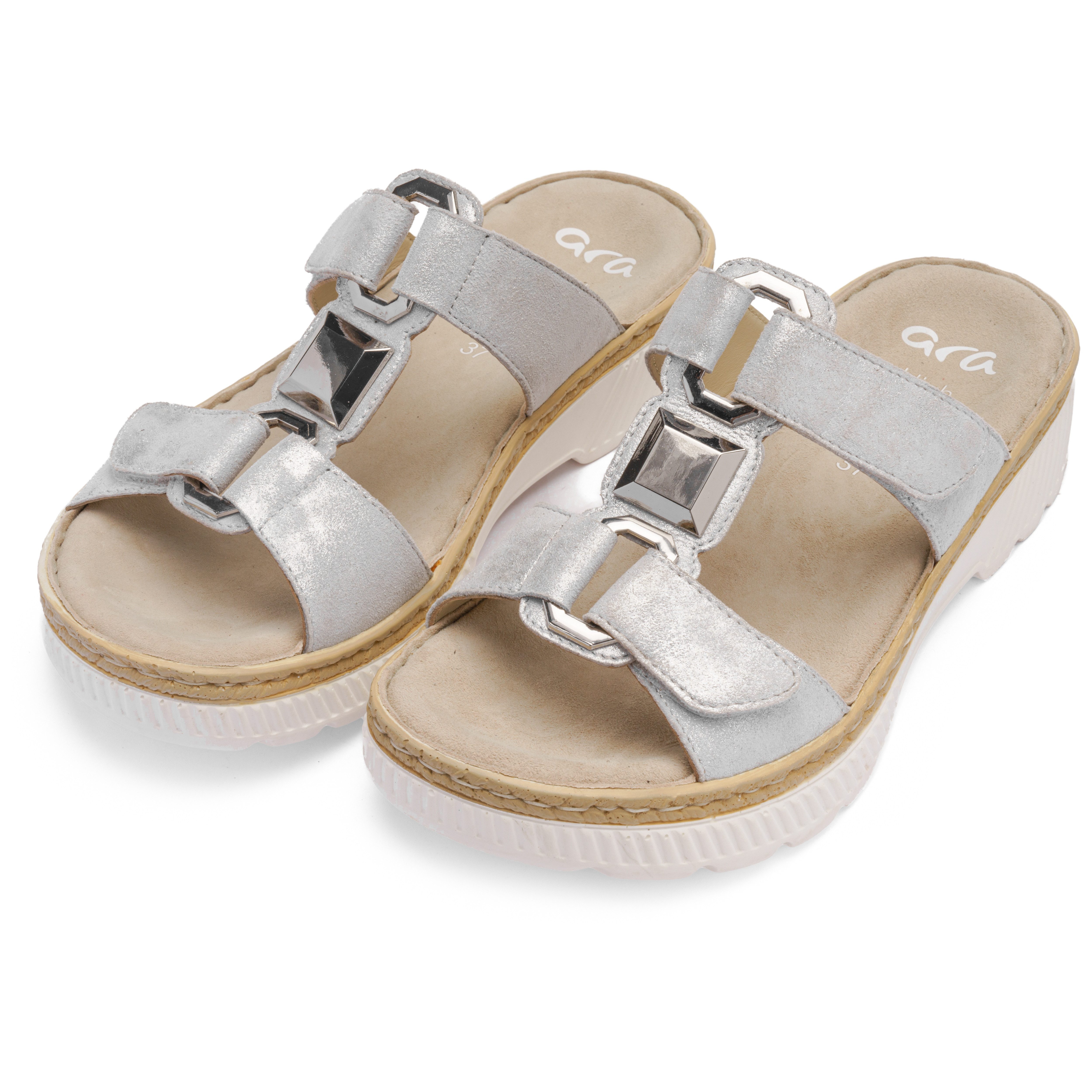 Ara CAPRI Pantolette, Plateau, Sandale, Sommerschuh in Weite G (weit)