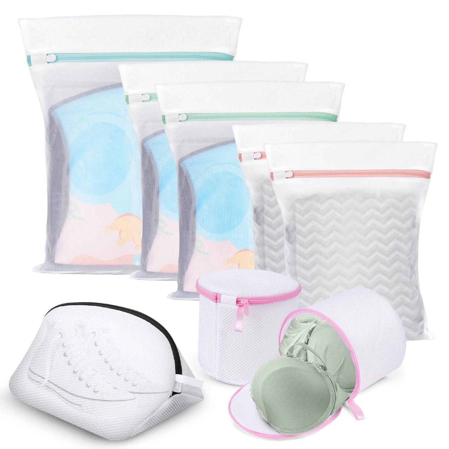 LuxusKollektion Wäschenetz Wäschenetz Set 8tlg. BH Schuhtasche Beutel