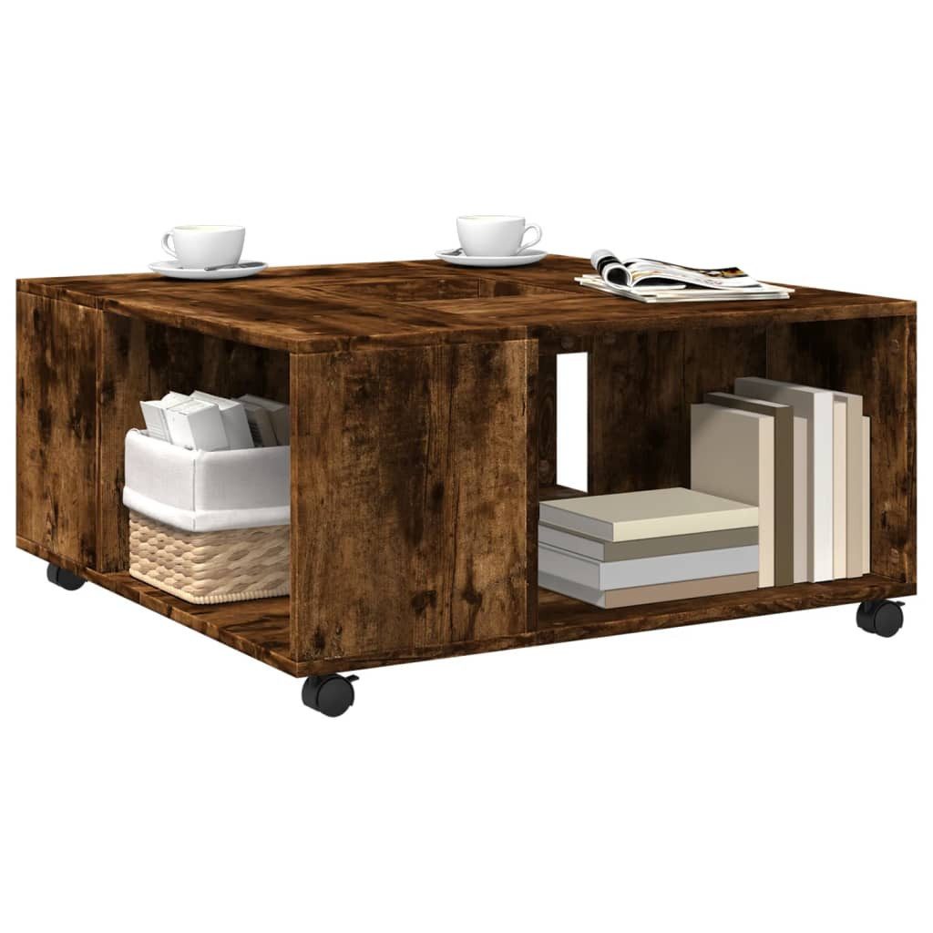 vidaXL Couchtisch Couchtisch Räuchereiche 80x80x40 cm günstig online kaufen