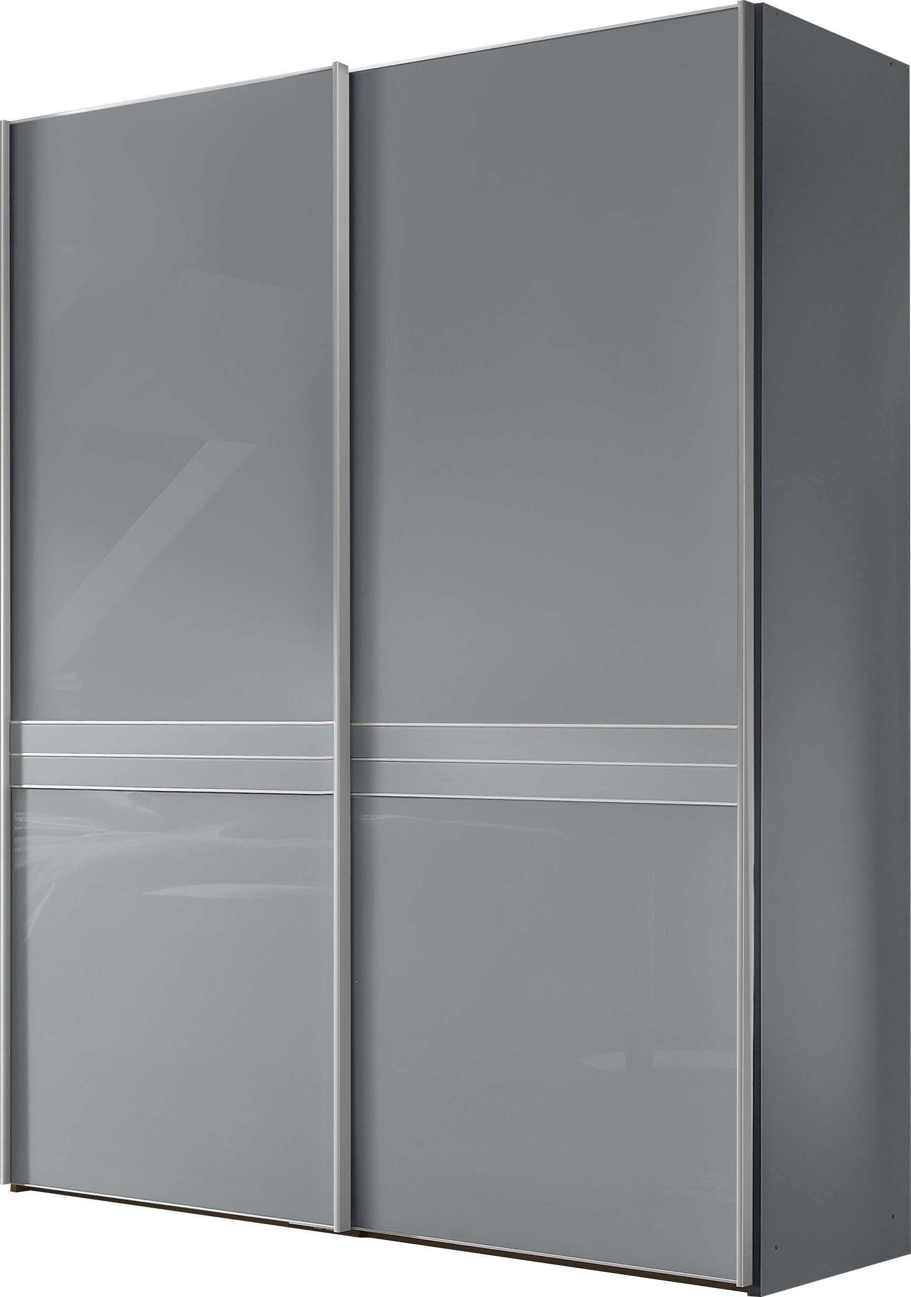 STAUD Schwebetürenschrank Sinfonie Plus, edles Design in hochwertiger Qualität, Made in Germany Mittelband in Mattglas und vier verschiedenen Ausstattungsvarianten