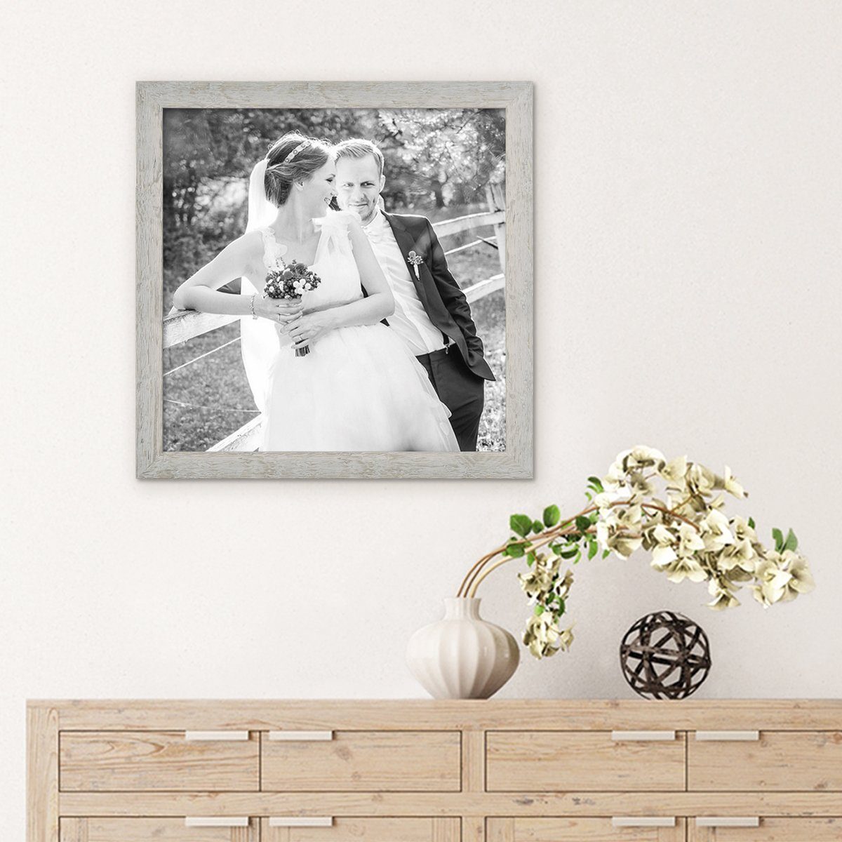 PHOTOLINI Bilderrahmen 3er Set Strandhaus Rustikal günstig online kaufen