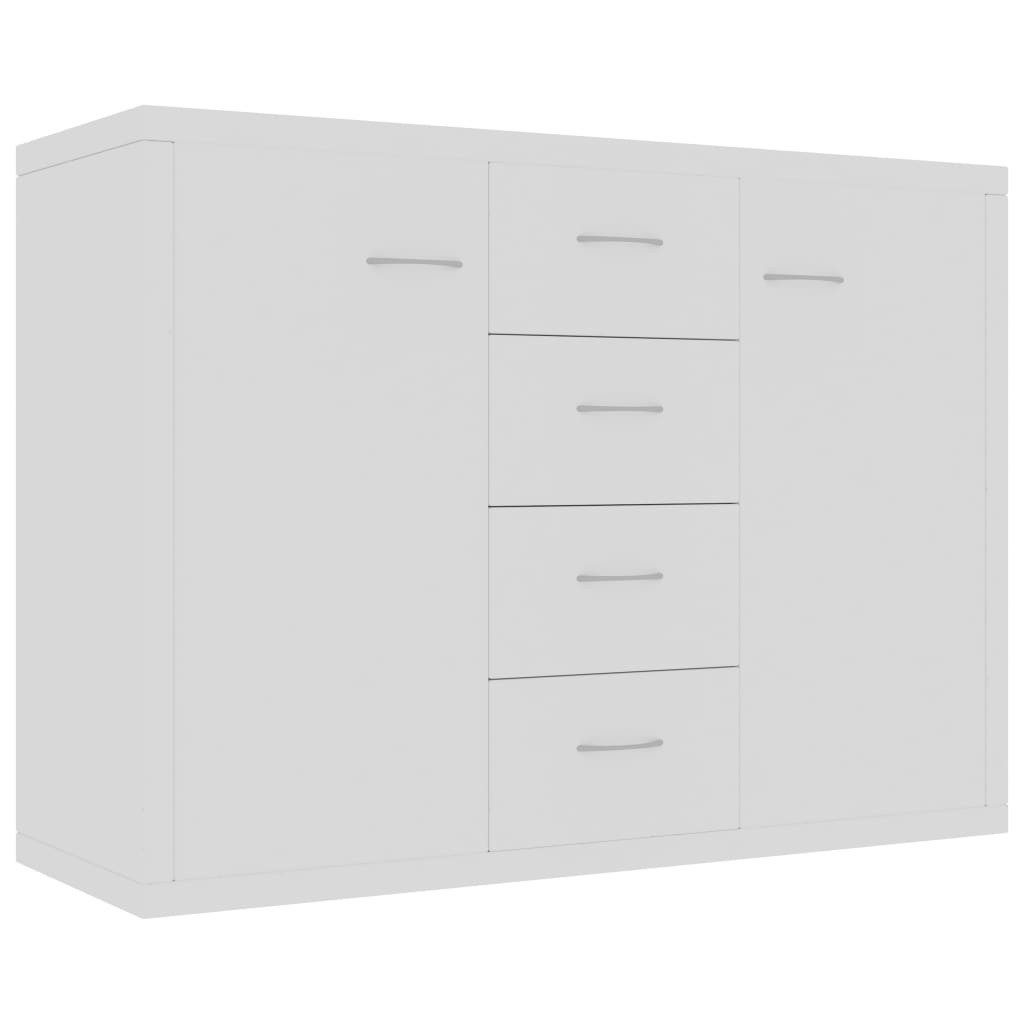 DOTMALL Anrichte Sideboard Weiß 88x30x65 cm Holzwerkstoff