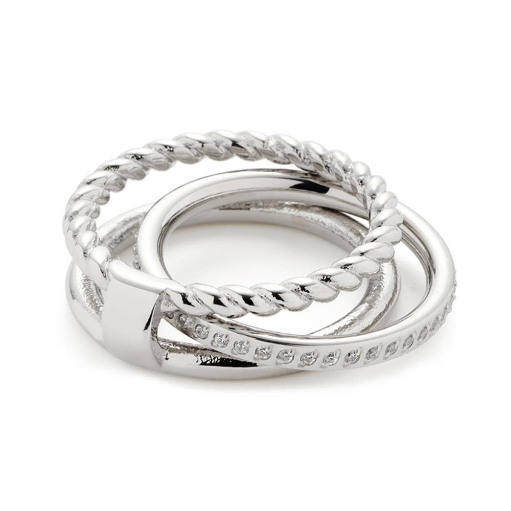 LEONARDO Ring-Set Set/2 Ring 18 Mascha s... LEONARDO Ring-Set Set/2 Ring 18 Mascha s...