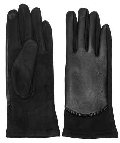 Caspar Strickhandschuhe GLV016 klassisch elegante uni Damen Handschuhe