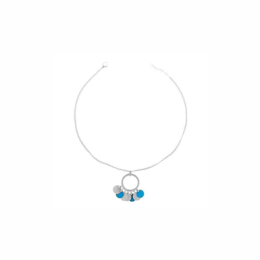MISS SIXTY Edelstahlkette Miss sixty Modeschmuck Damen Halskette mit Anhänger Miss Sixty SMSC08
