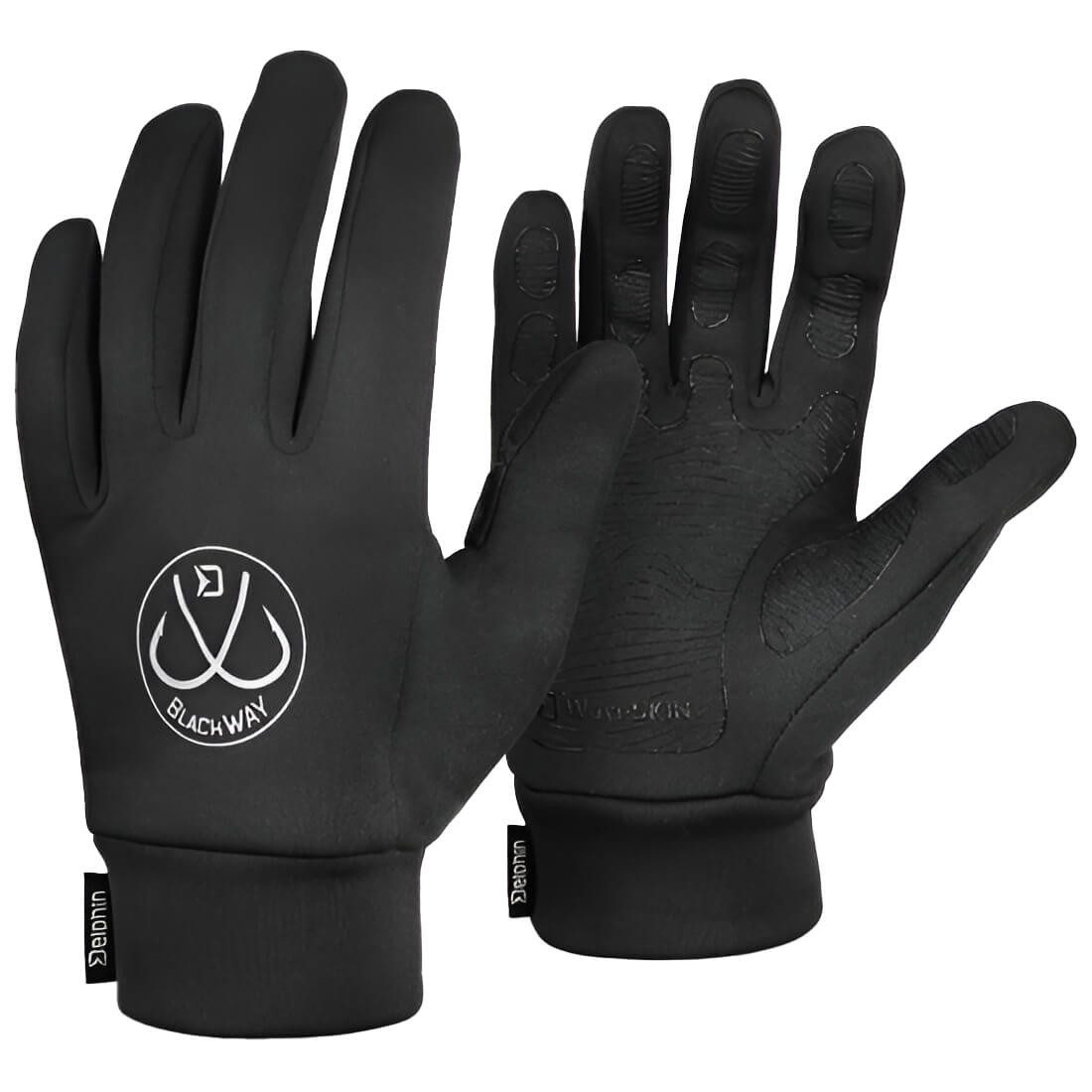 Delphin.sk Angelhandschuhe Delphin BlackWay Full Thermo Перчатки Herren Schwarz