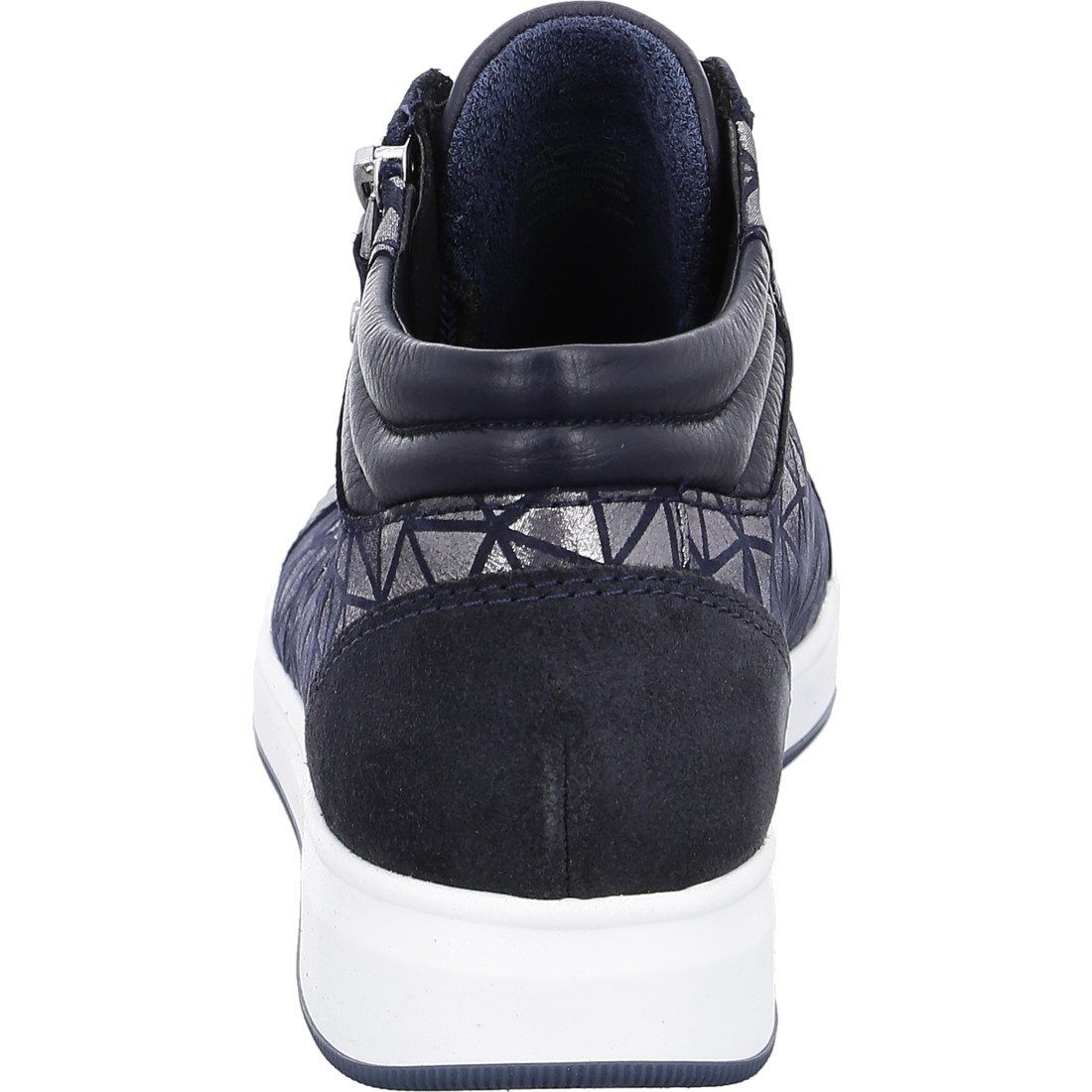 Schuhe, 051069 Sneaker Glattleder - Sneaker Rom Ara Ara blau Damen