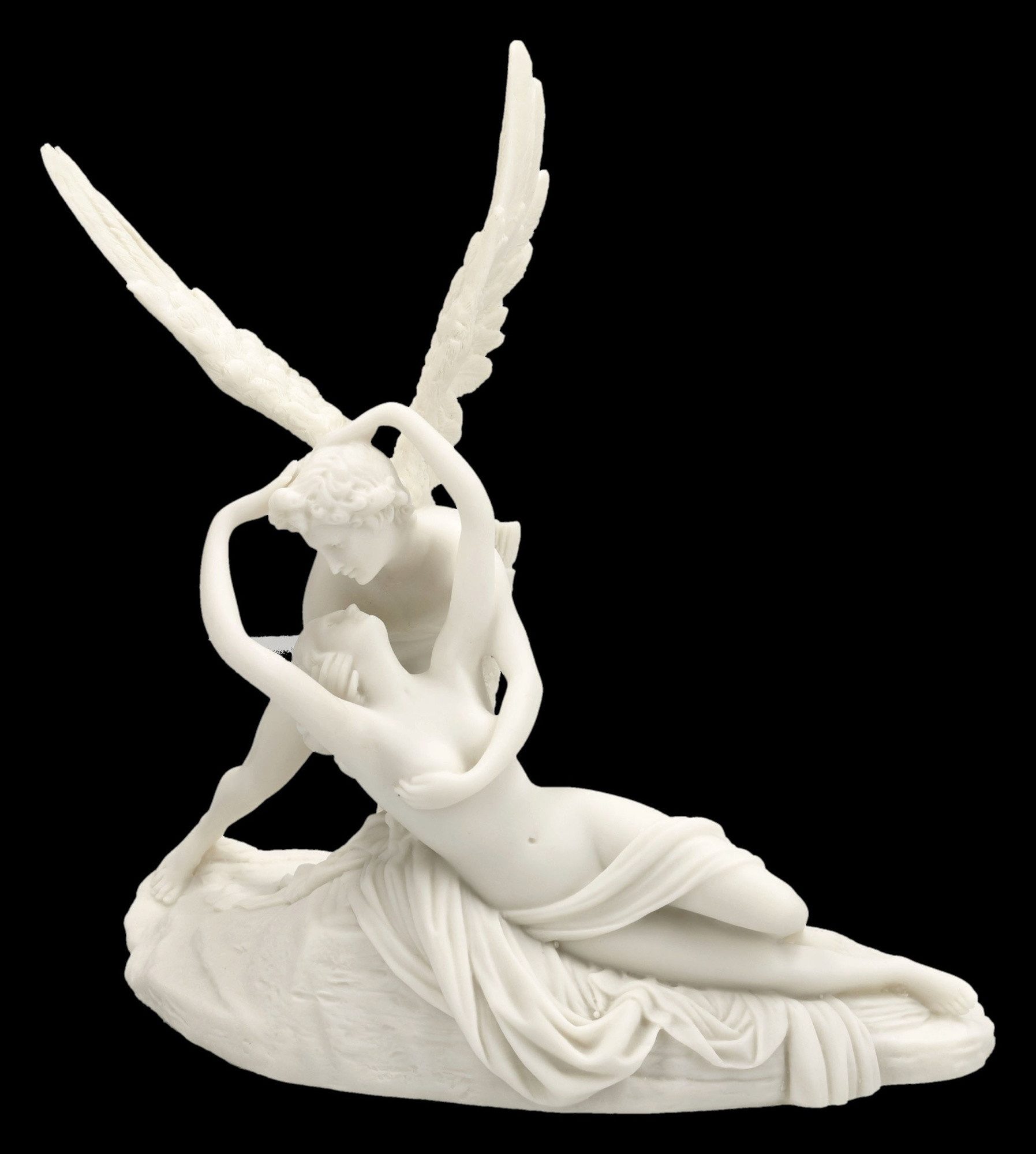 Figuren Shop GmbH Dekofigur Amor und Psyche Figur – Veronese Statue Liebespaar 18 cm Dekofigur
