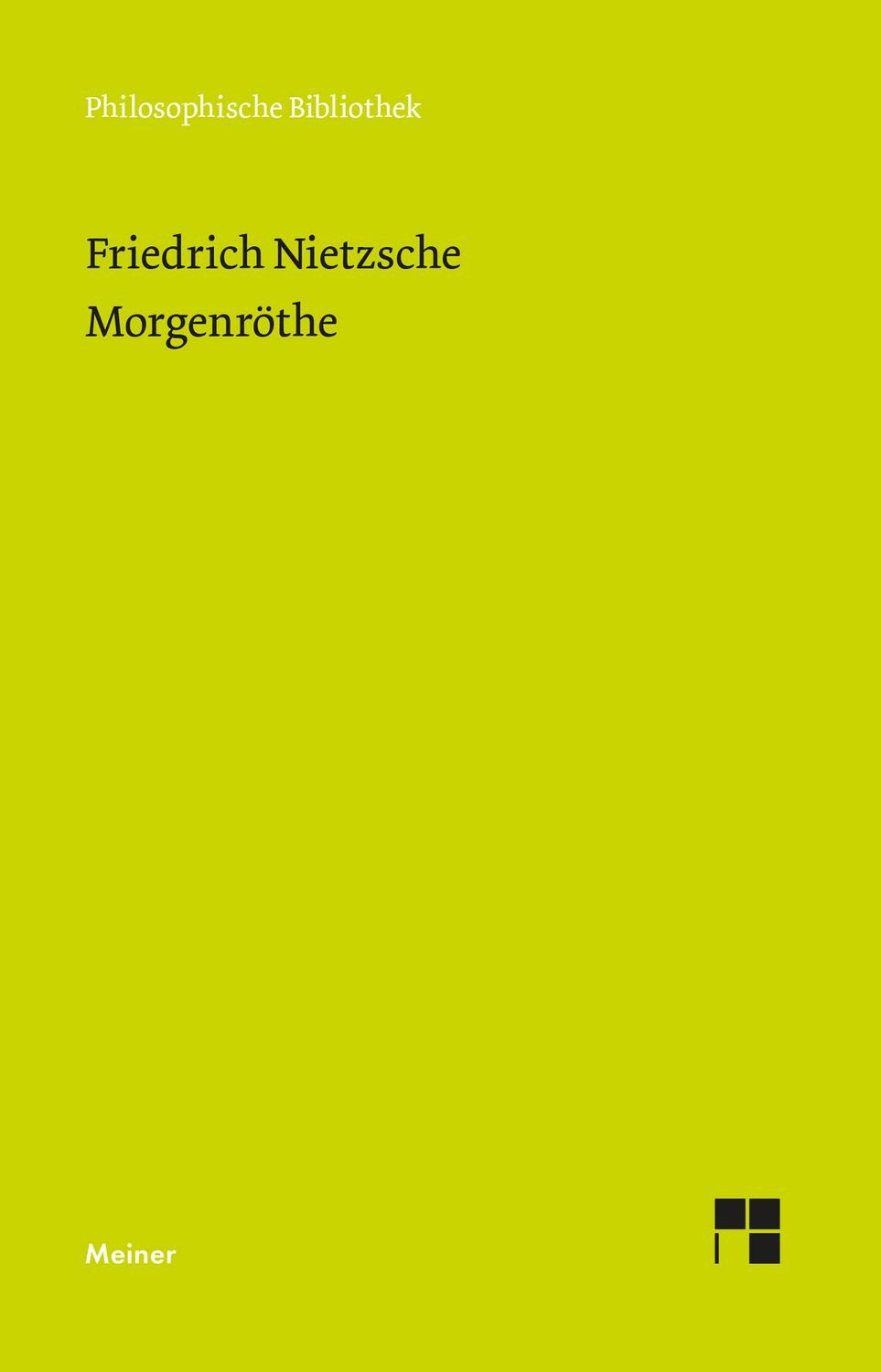 Morgenröthe / Friedrich Nietzsche