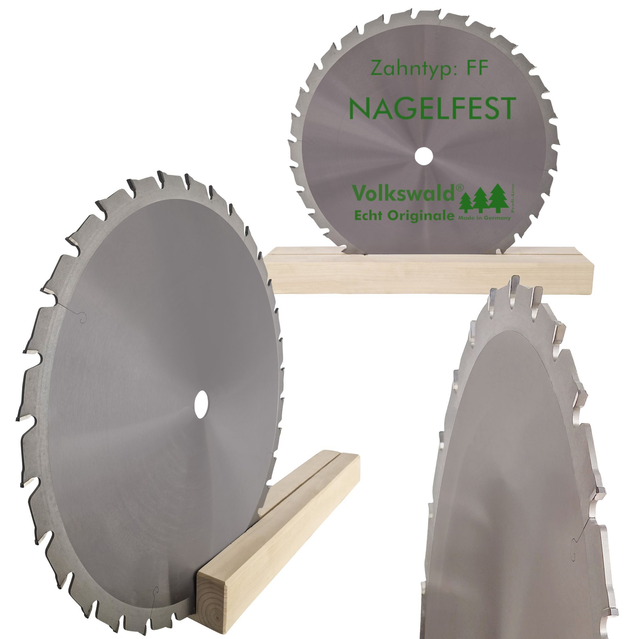 Volkswald Sägeblatt HM-Sägeblatt FF 500 x 30mm Z= 36 Nagelfest Schalholz-tafel