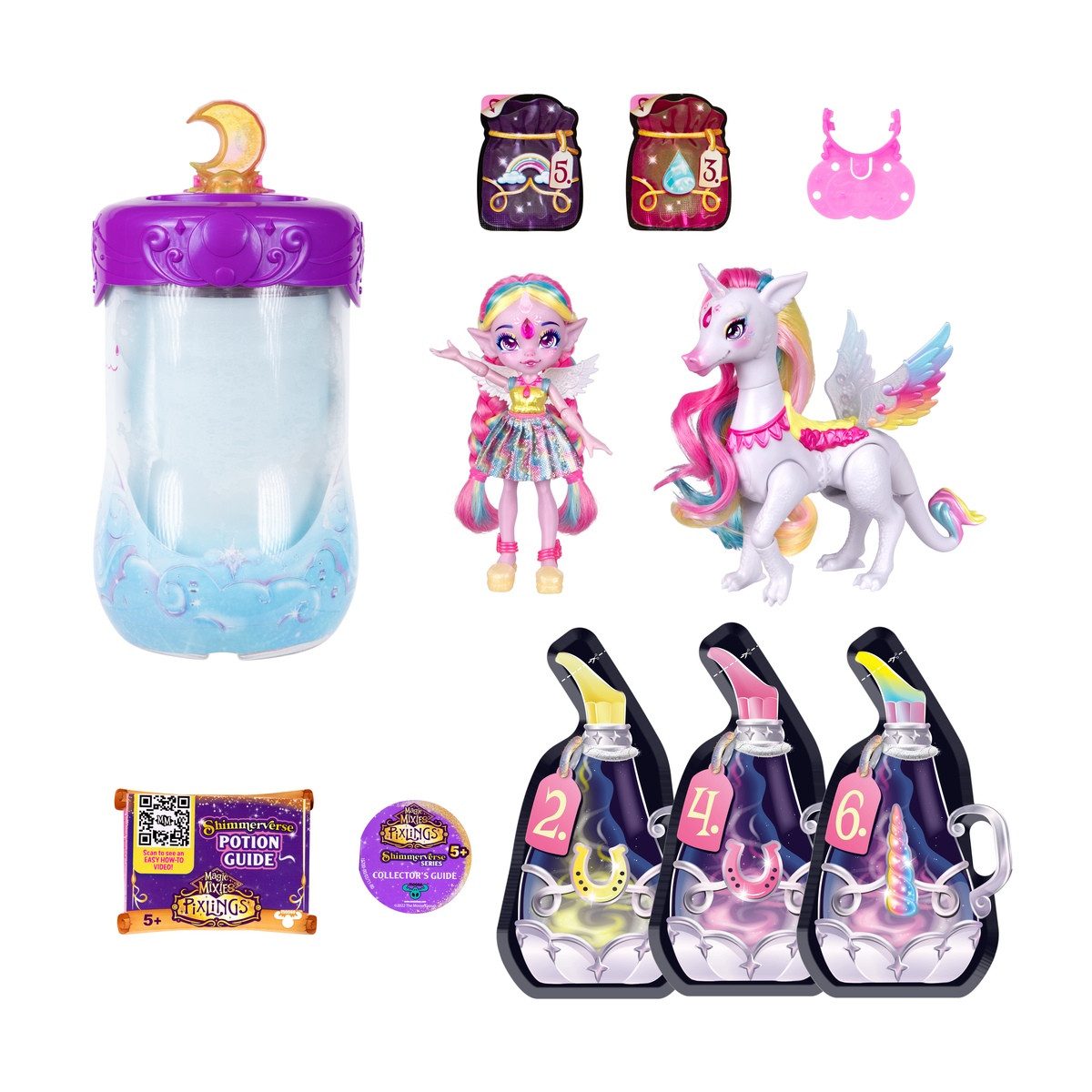Moose Toys Babypuppe Magic Mixies Puppe Pixlings s2 Doll & Pet