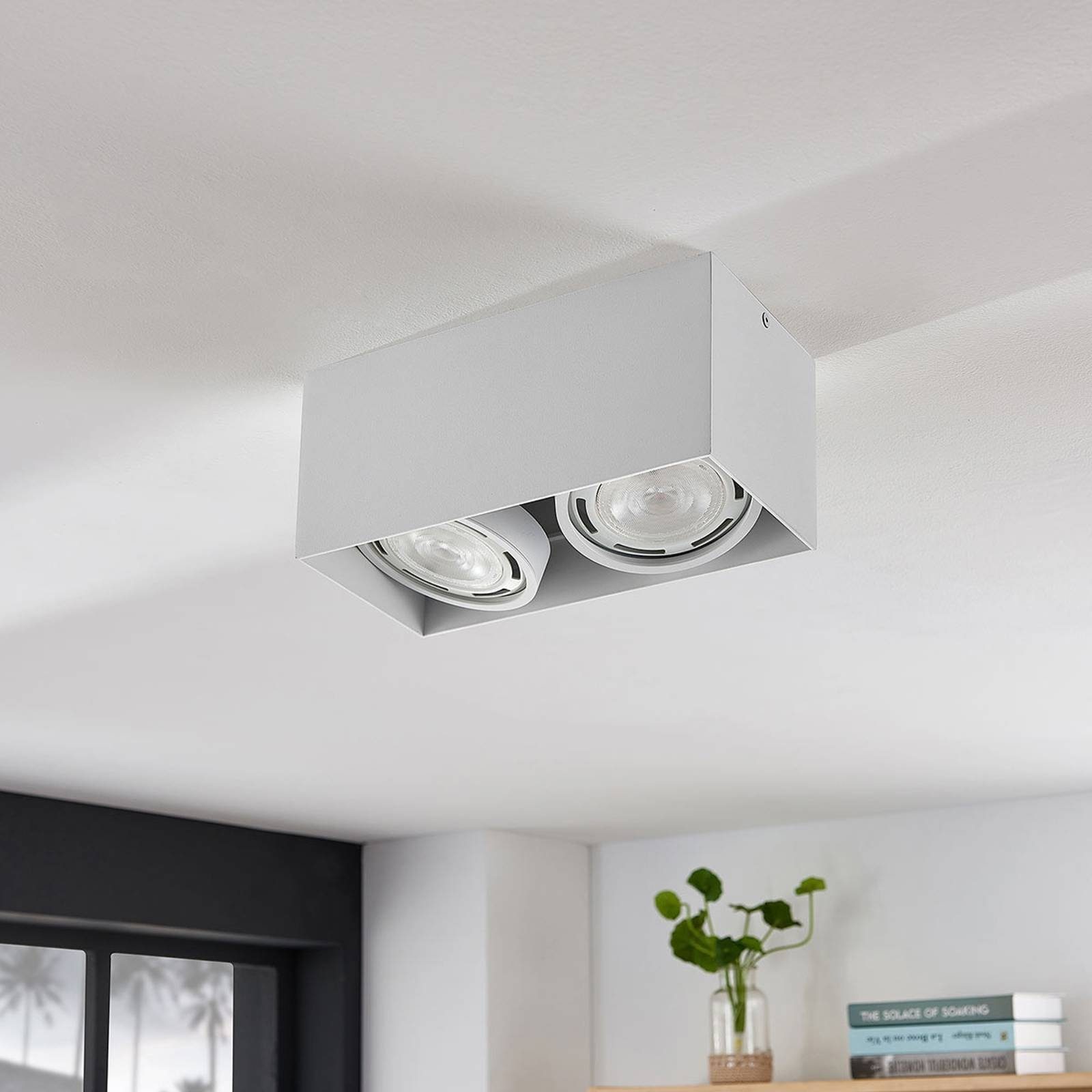 Arcchio Deckenstrahler Mabel, Metall, Weiß IP20, 2 x 20 W LED