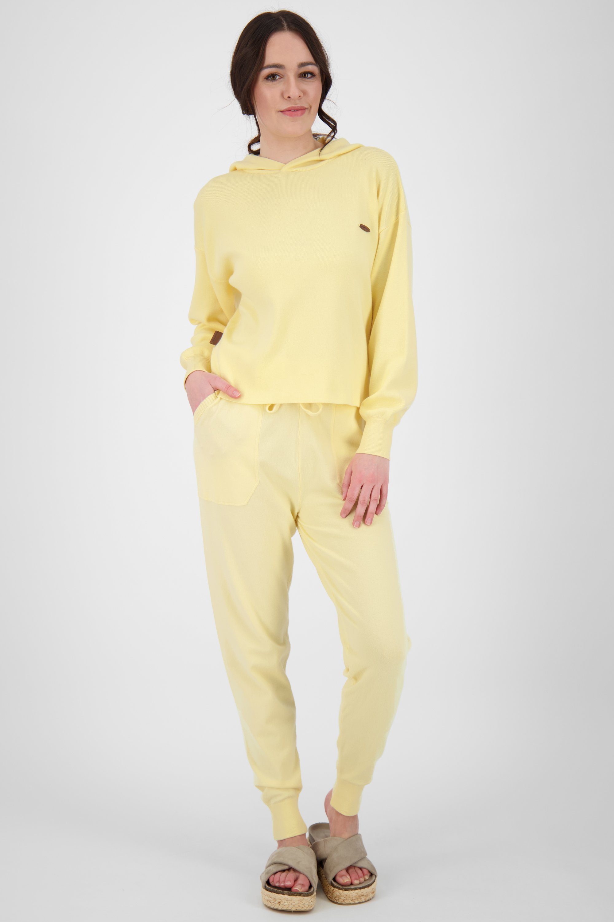 Alife & Stillpullover Kickin Strickpullover Damen Knit GwenAK butter