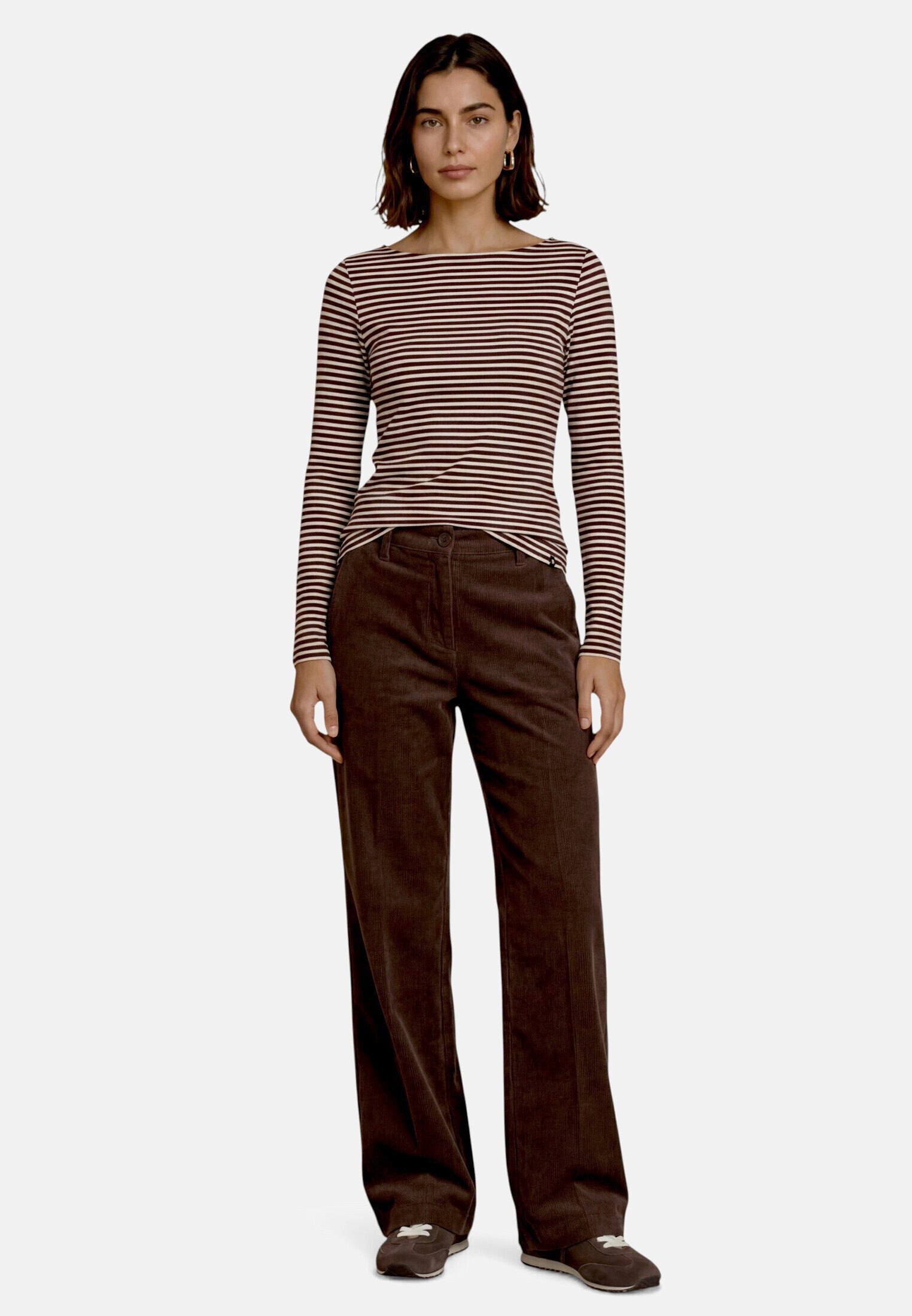 Zero Stoffhose Damen mit Bügelfalte Material