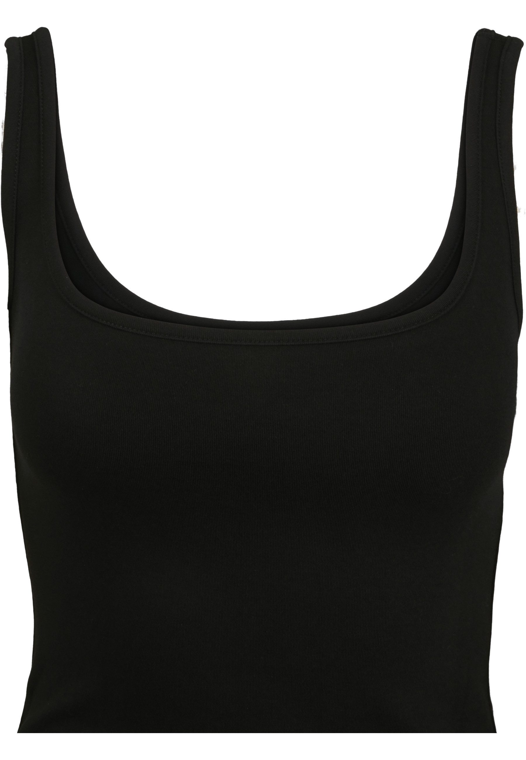 URBAN CLASSICS Yoga & Relax Shirt Urban Classics Damen Ladies Wide Neck Top (1-tlg)