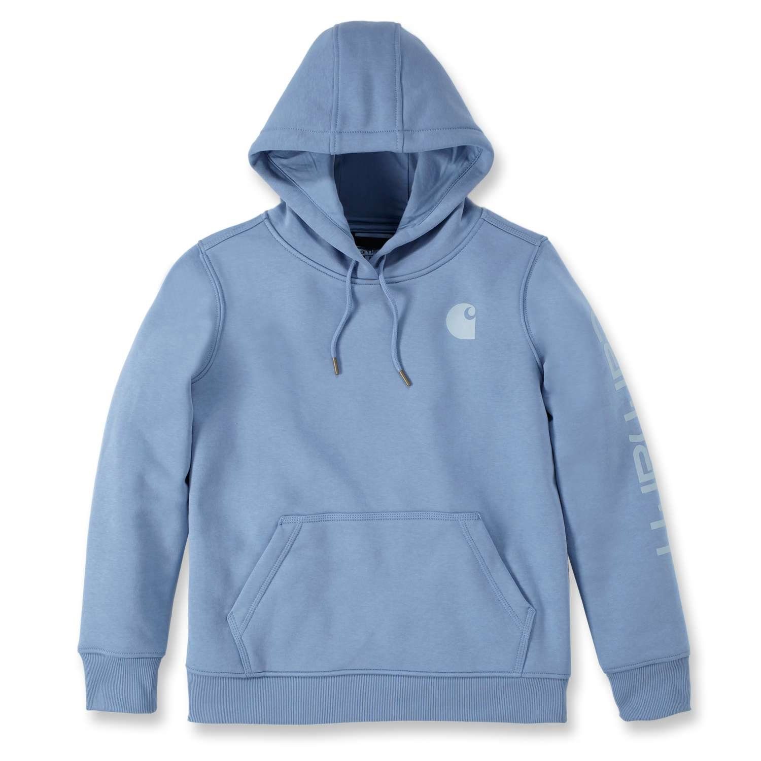 Hoodie Carhartt skystone Carhartt Kapuzenpullover Damen Clarksburg Sweatshirt