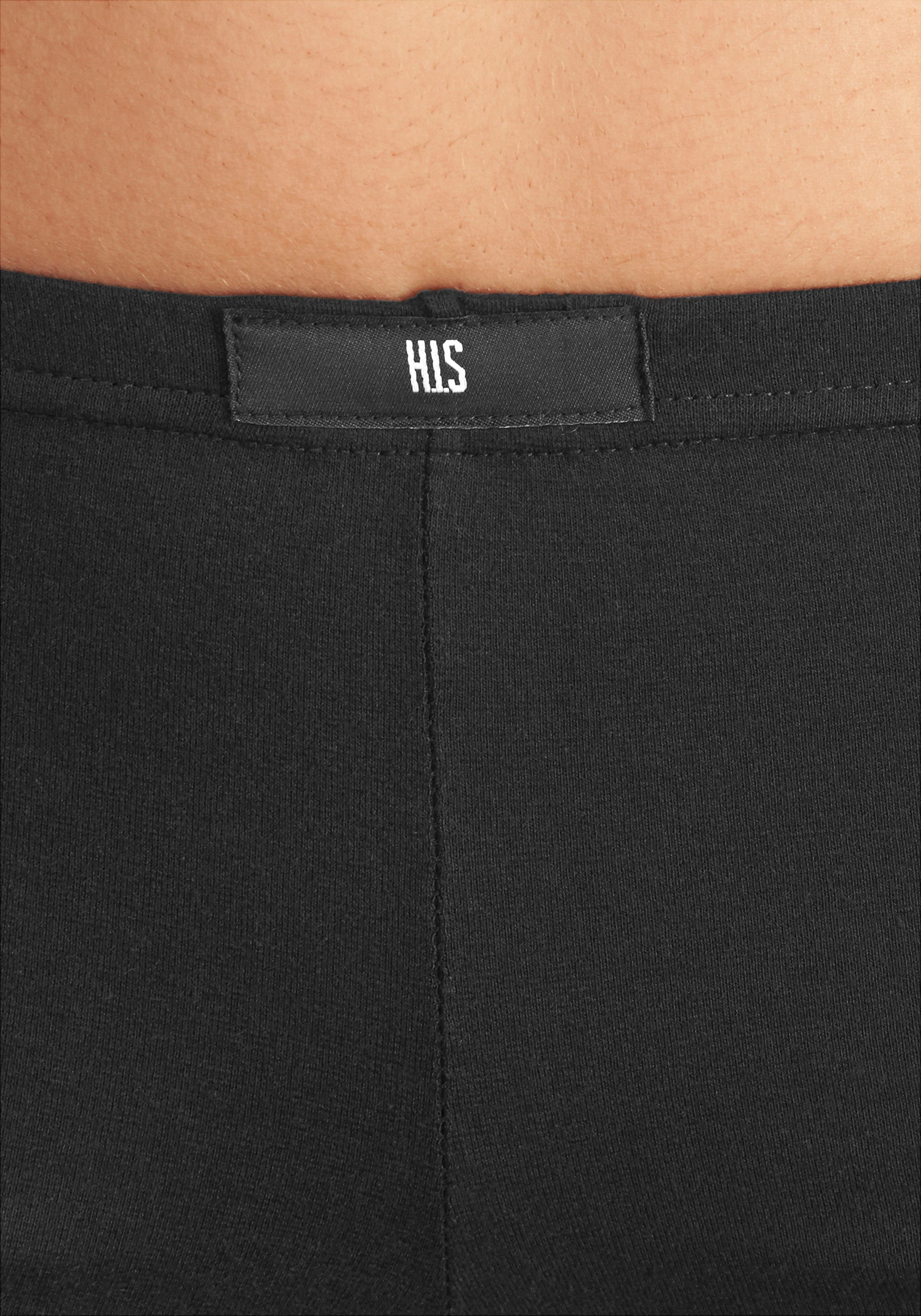 H.I.S Panty (Packung, 4-St) schwarz Baumwoll-Qualität aus elastischer