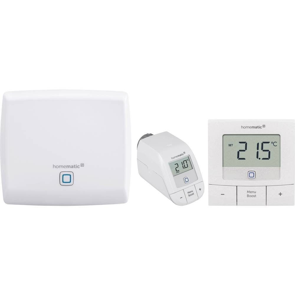 basic Point Starter-Set Smart-Home Heizkörperthermostat + Access IP Homematic Set: