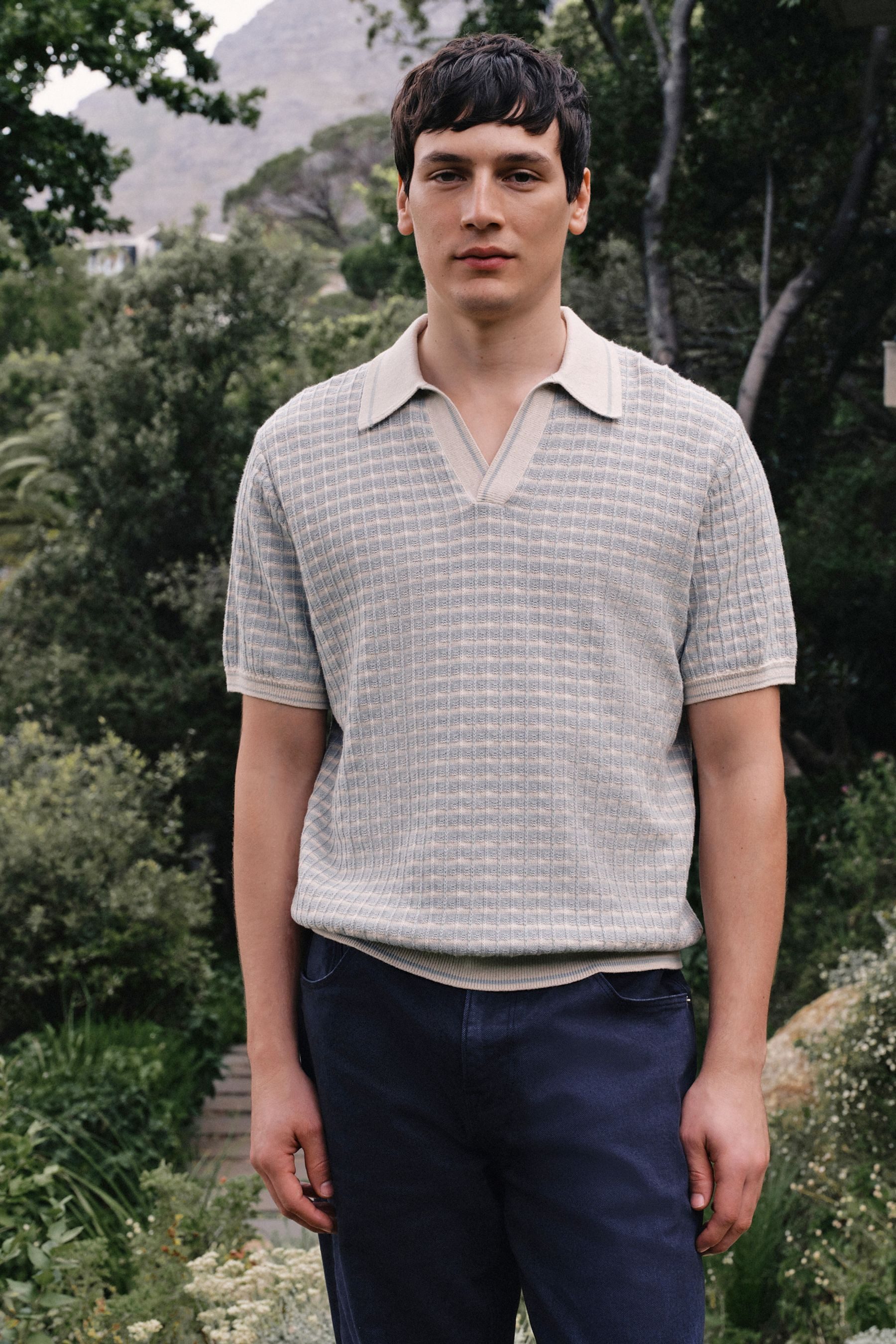 Next Poloshirt Regular Fit Trophy-Poloshirt mit Streifen (1-tlg) – Bild 5 von 5