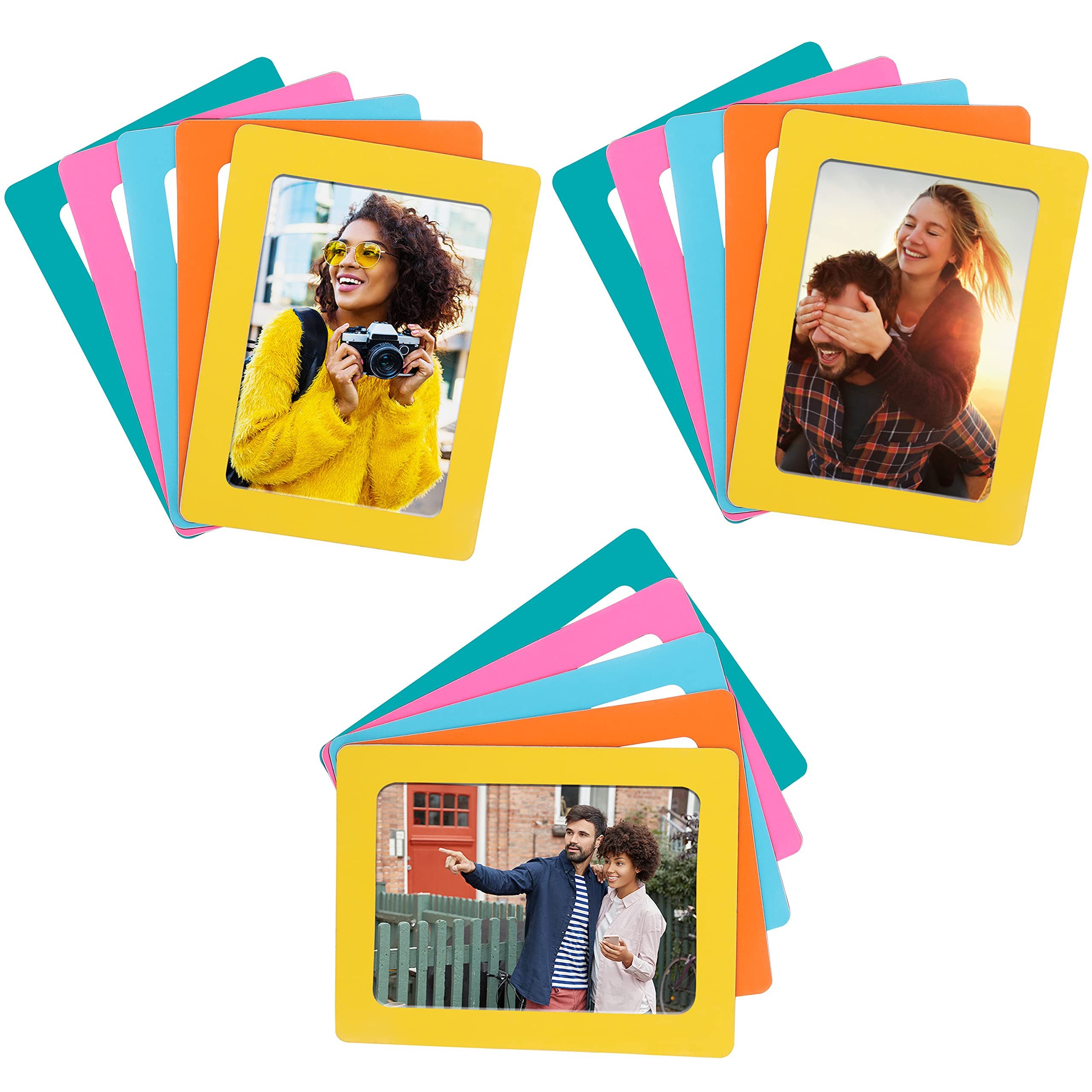 Belle Vous Einzelrahmen Magnetic Picture Frames - 15 Pack - 5 Colors, (1 St günstig online kaufen