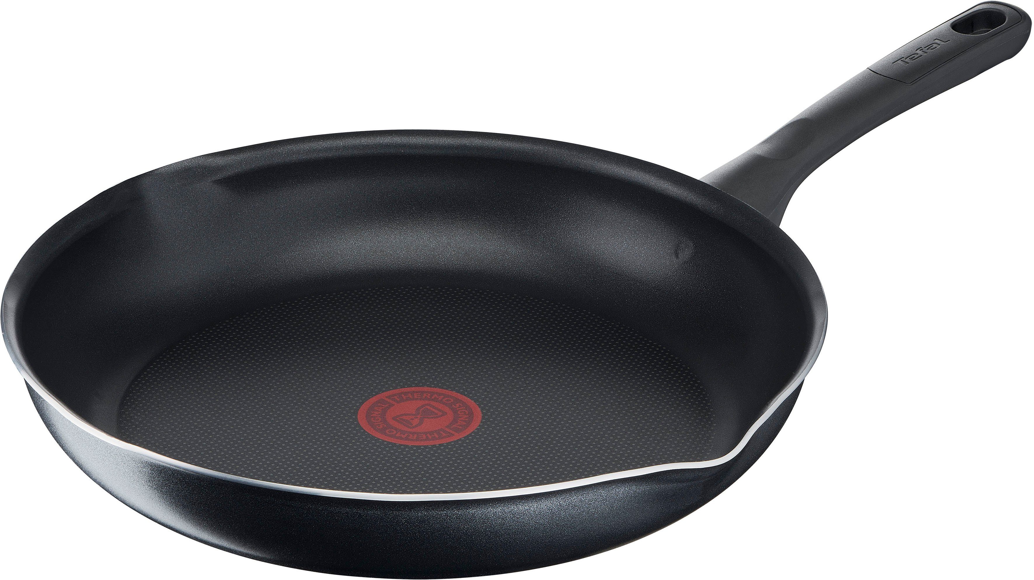 Tefal Bratpfanne Day by Day, Aluminium, Antihaftversiegelung, Thermo-Spot Temperaturanzeiger, Made In France