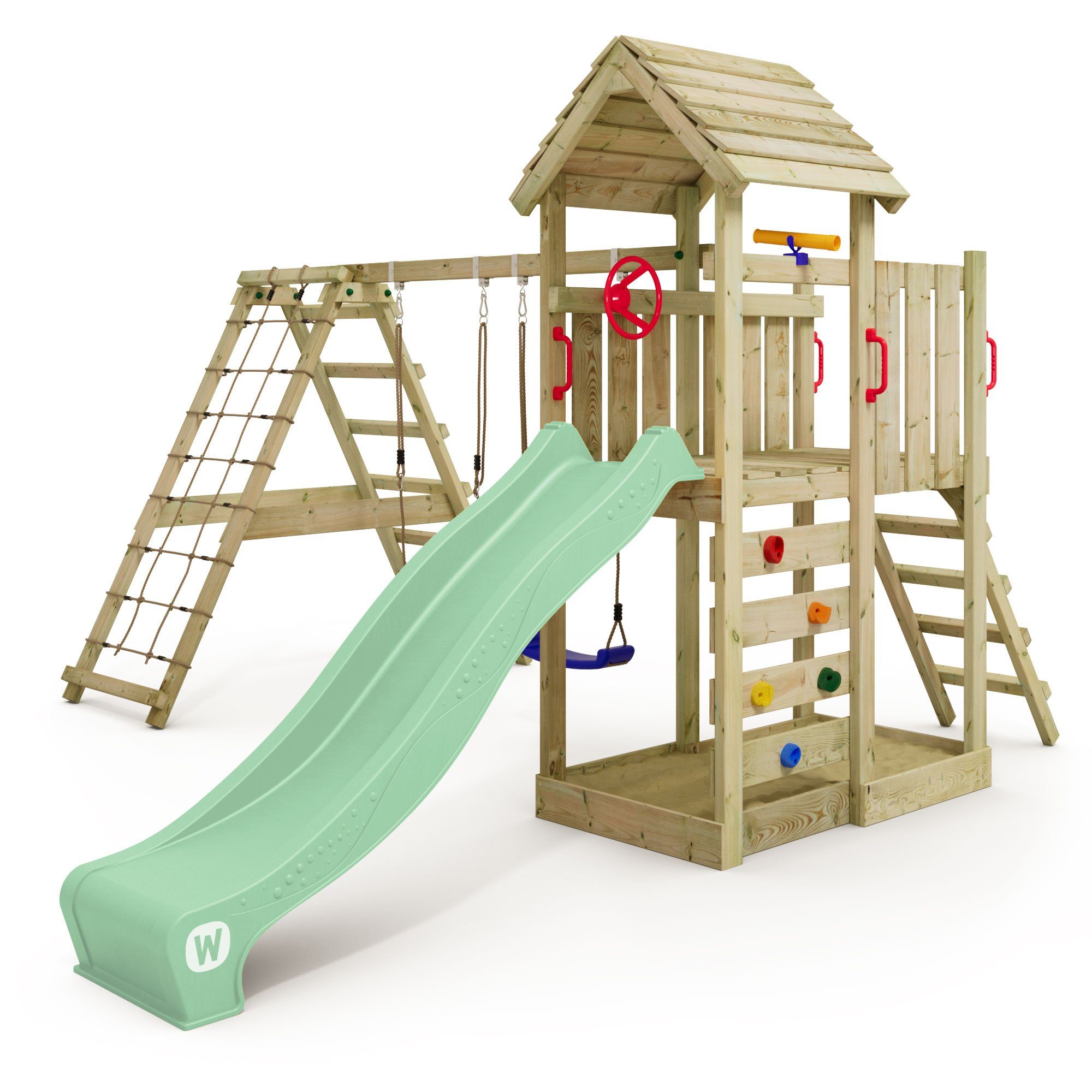 Wickey Spielturm RocketFlyer – Klettergerüst mit günstig online kaufen