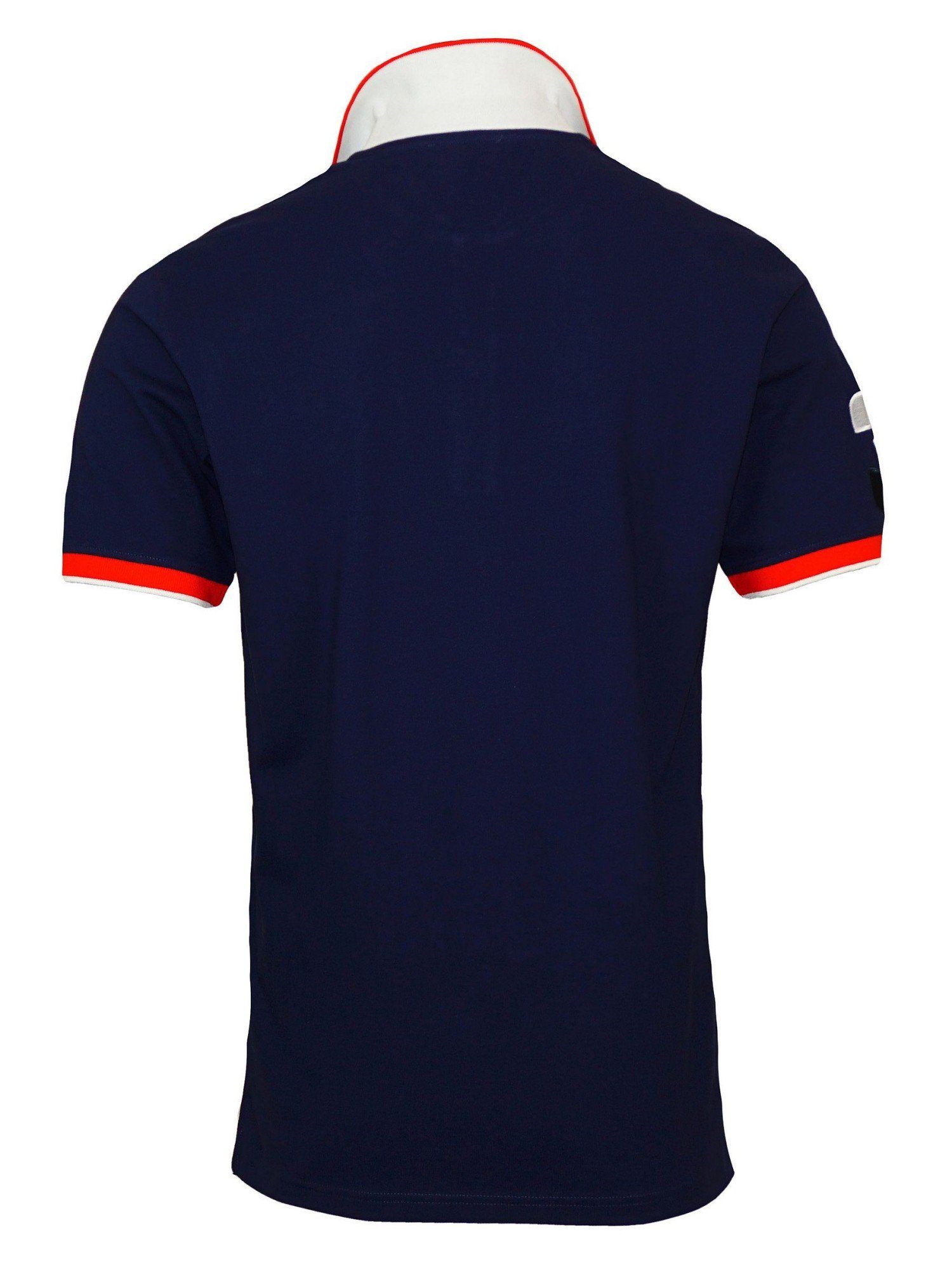 Shirt Assn dunkelblau Poloshirt Polo Poloshirt PROS (1-tlg) CB3D U.S.