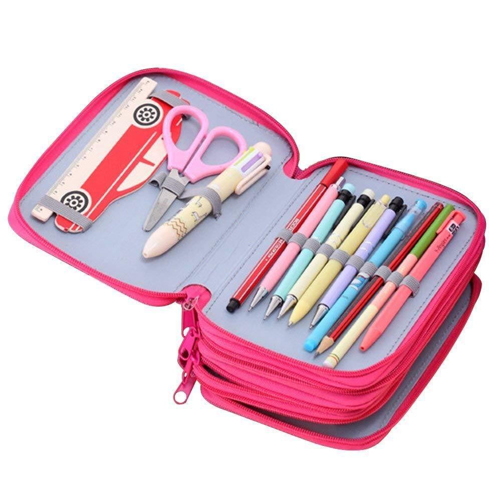 Diwzbyn Federmäppchen Federtasche,Große Kapazität Bleistift Tasche 72 Buchsen, für Mädchen Jungen Erwachsene