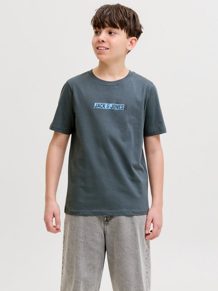 Jack & Jones Junior T-Shirt JJMUNK TEE SS CREW NECK SN JNR Baumwolle, regular fit