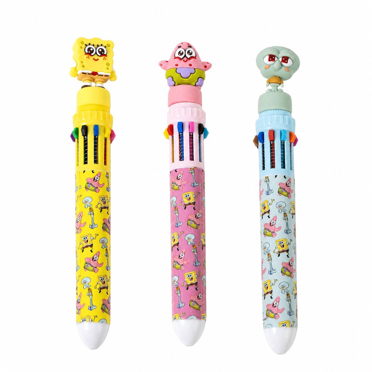 Spongebob Schwammkopf Kugelschreiber Mehrfarbig für ältere Kinder Schreibwaren, (1-tlg)