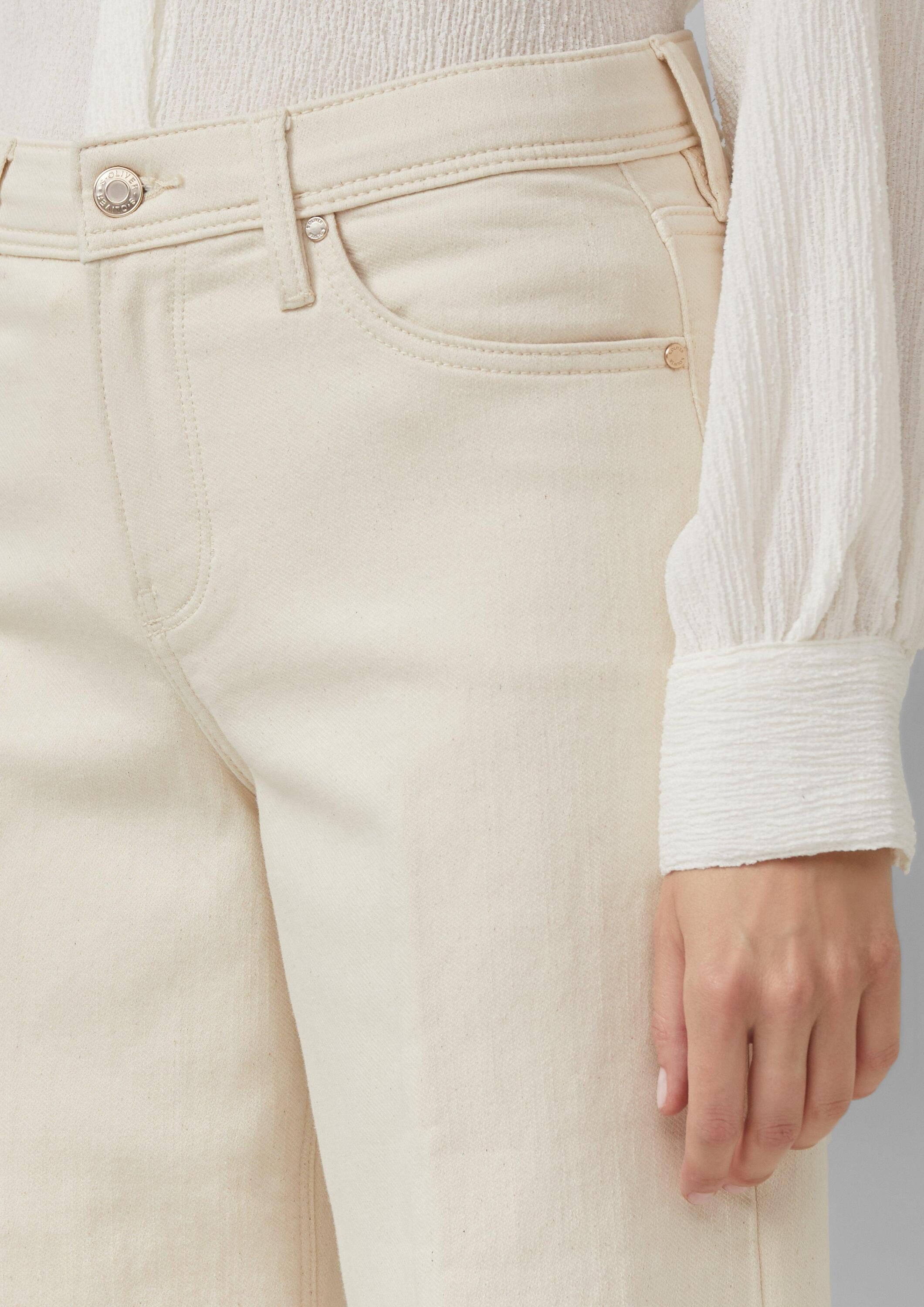 s.Oliver Weite Jeans Jeans-Hose SURI Jeans Suri / Regular Fit / Mid Rise / Wide Leg / Sweat-Denim