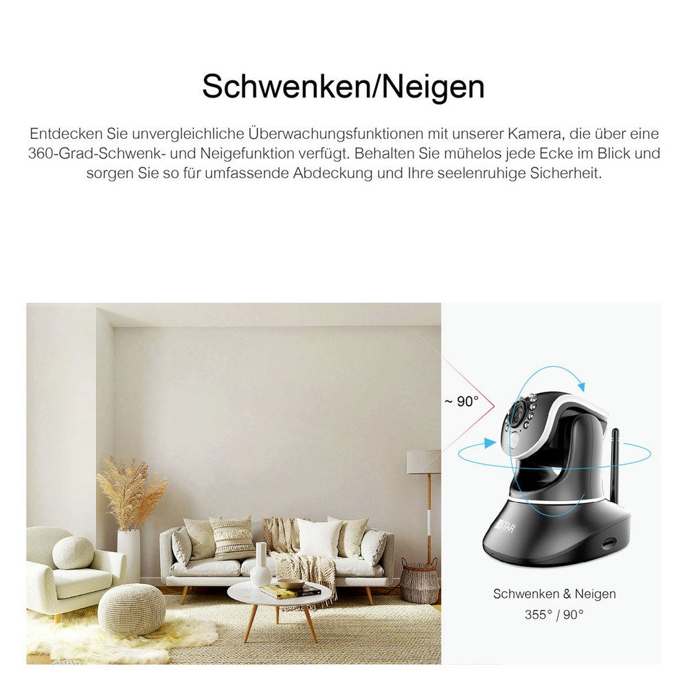 INSTAR Überwachungskamera INSTAR IN-8415 2K+ POE/WLAN sw 14083 WLAN IP Überwachungskamera 2560 (14083 (IN-8415 2K+ POE/WLAN sw)