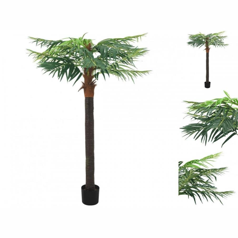 Künstliche Zimmerpflanze Künstliche Palme Phönix mit Topf 215 cm Grün Pflanze realistisch echt, vidaXL, Höhe 0 cm