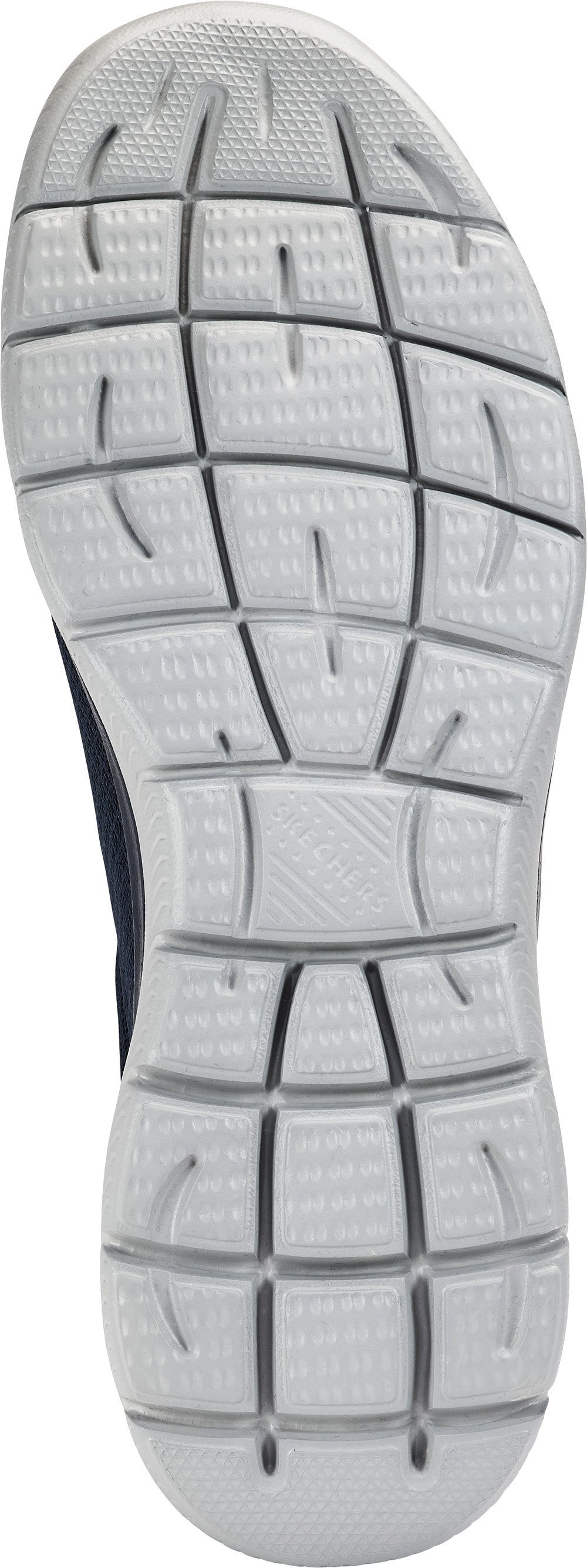 Skechers Slip-On Sneaker aus Flachstrick-Mesh mit bequemer Memory-Foam-Innensohle – Bild 4 von 5