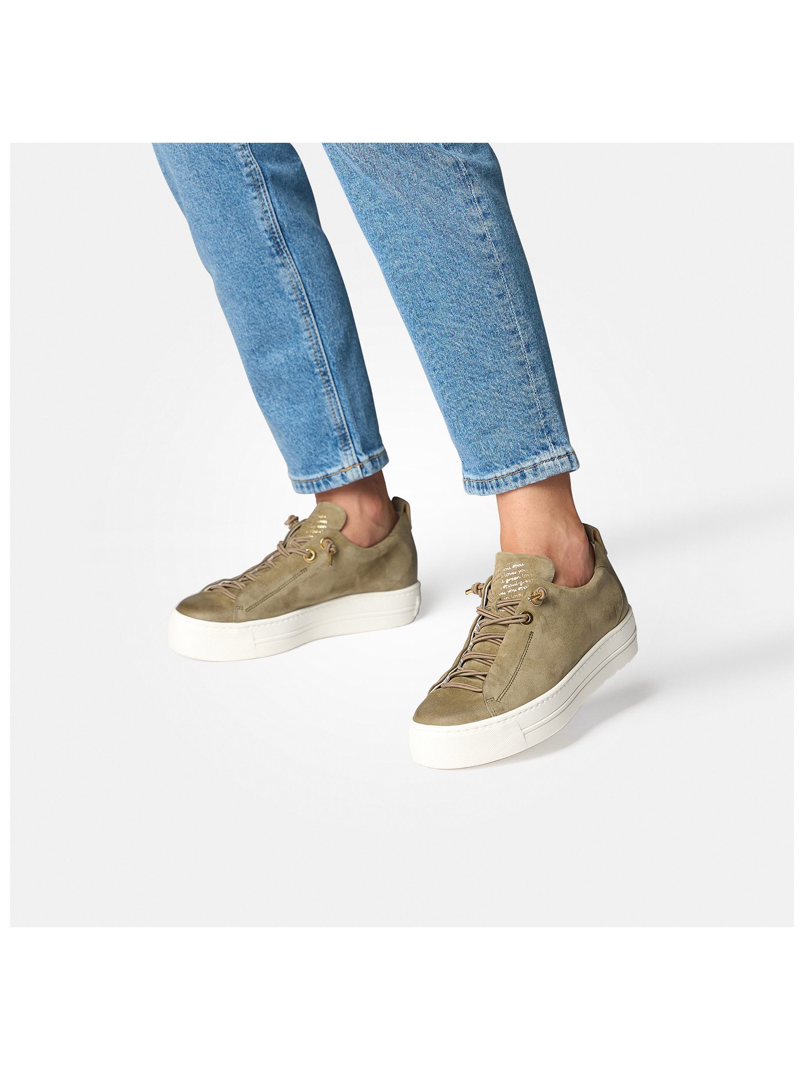 Paul Green Paul Green Sneaker Veloursleder Sneaker