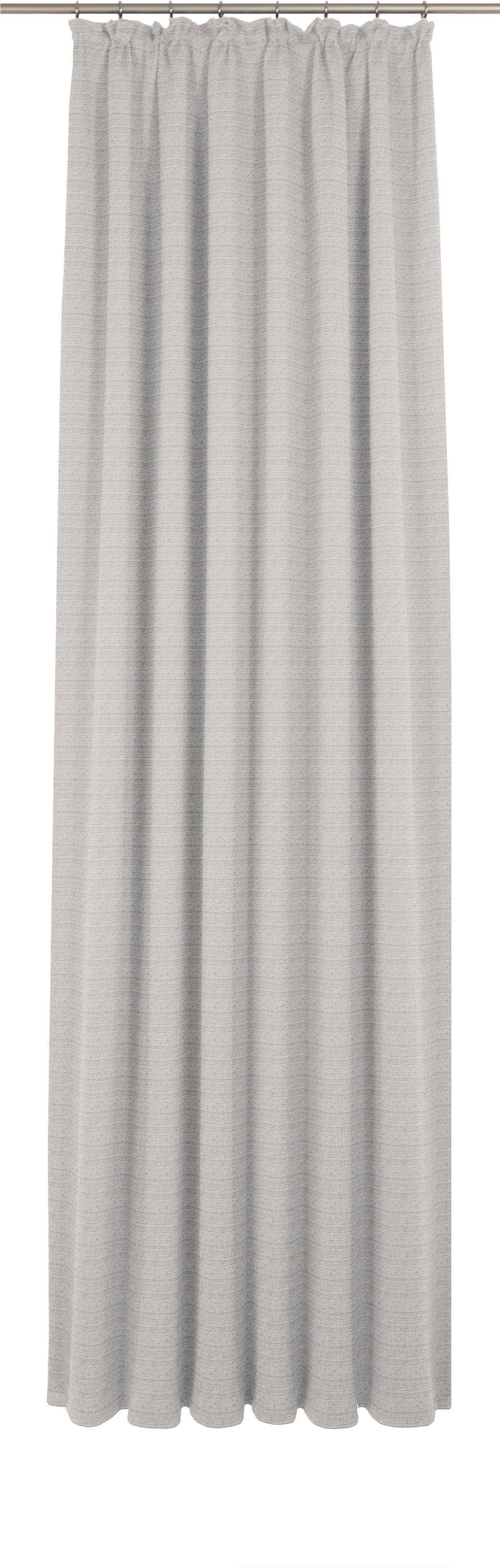 Vorhang Berwick, Wirth, Kräuselband (1 braun St), Jacquard blickdicht