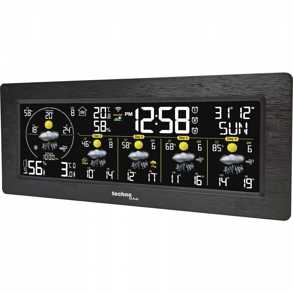 technoline WD 3050 Smart Life - Wetterstation - schwarz Wetterstation