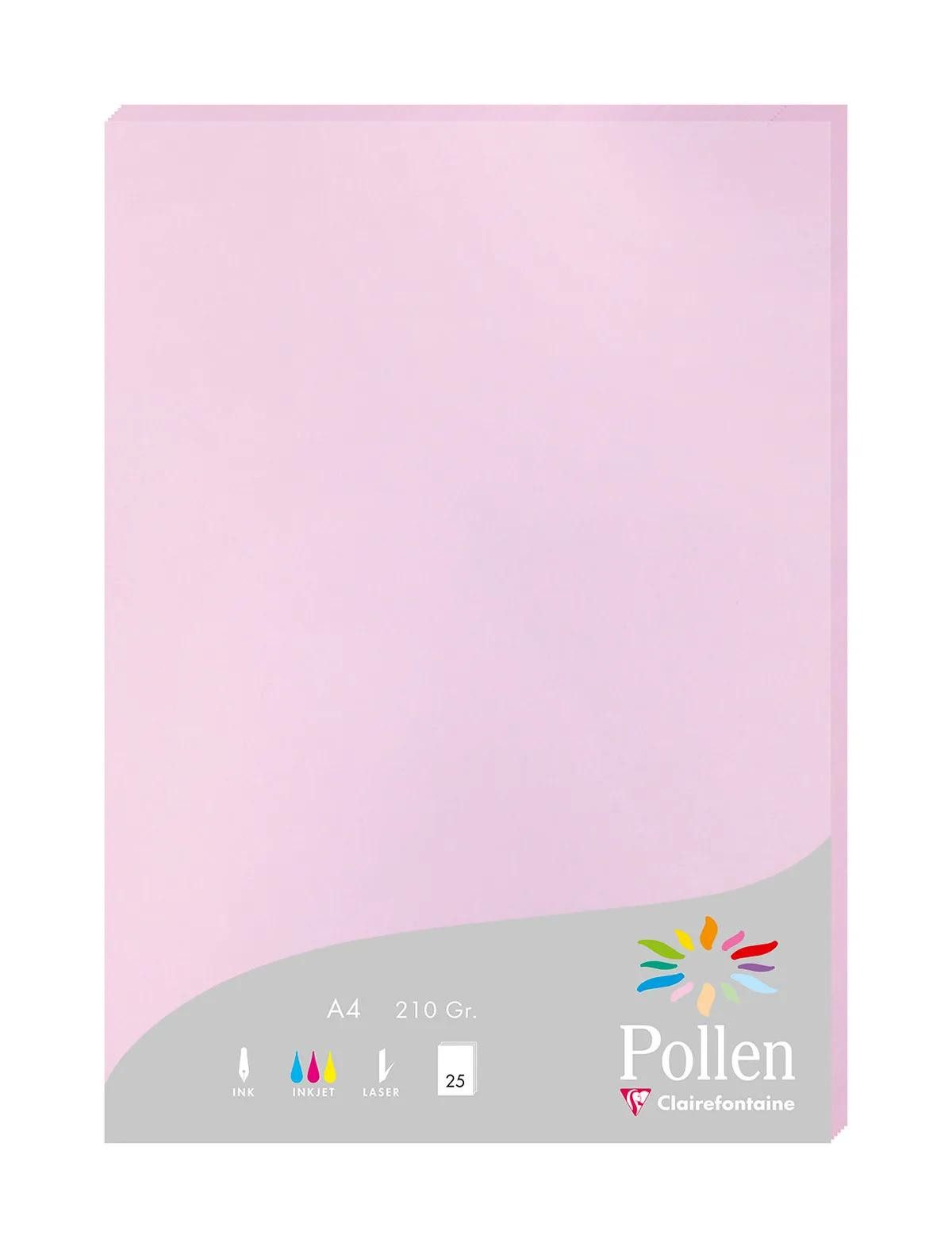 CLAIREFONTAINE Briefumschlag 10x Packung mit 25 Blatt A4 210x297 210g/m2 - Flieder 24152C, Bogen