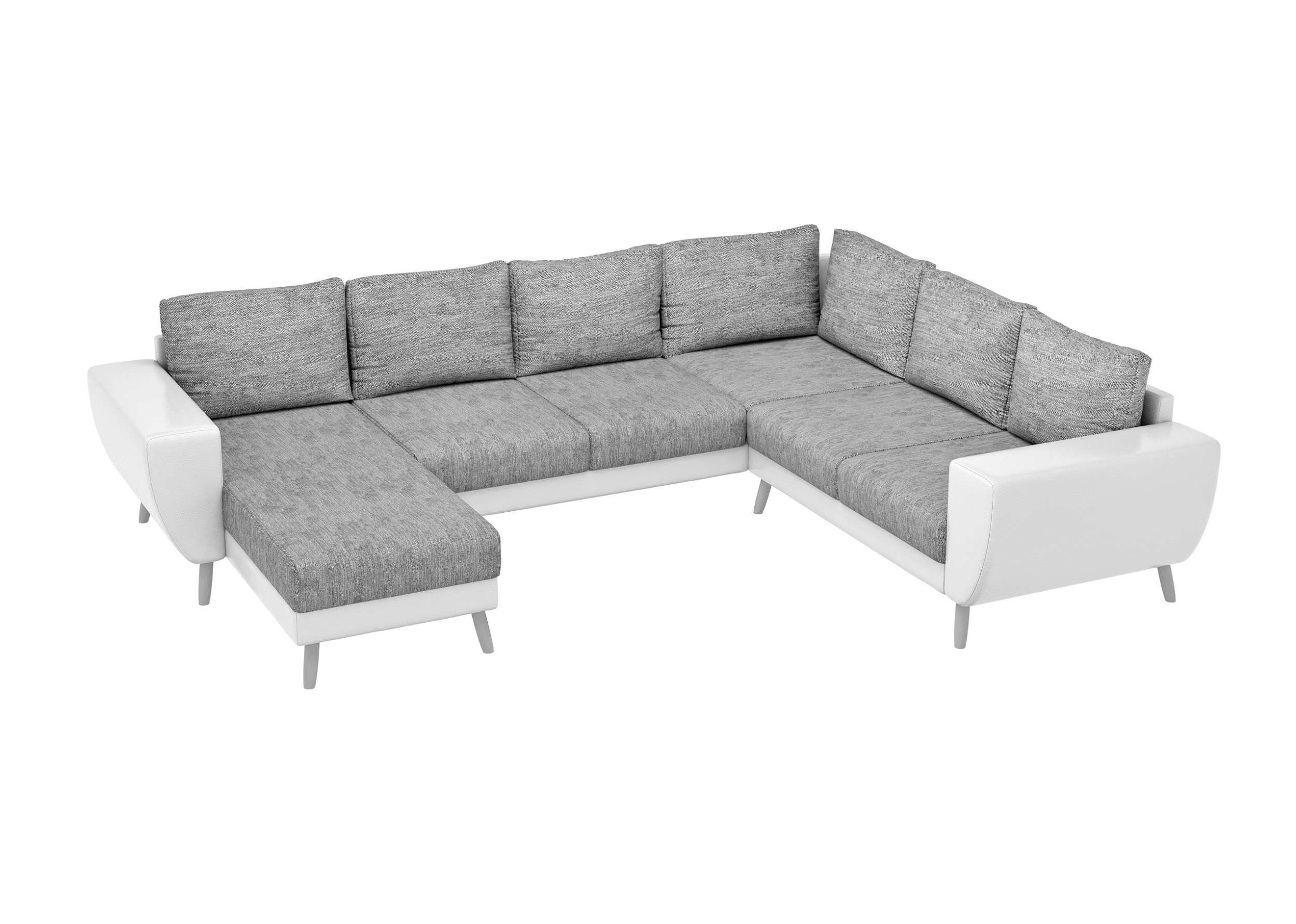 Apollo, links im Raum Design, stellbar, Sofa, U-Form, Modern Wohnlandschaft bestellbar, mane frei mit oder Stylefy Wellenfederung rechts