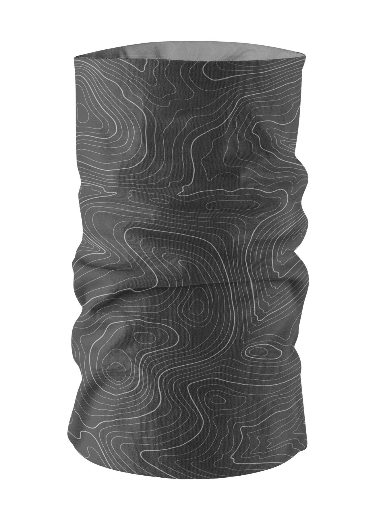 Maskworld Verkleidungsmaske Schlauchschal Topographic, Elastisches Halstuch für alle Gelegenheiten