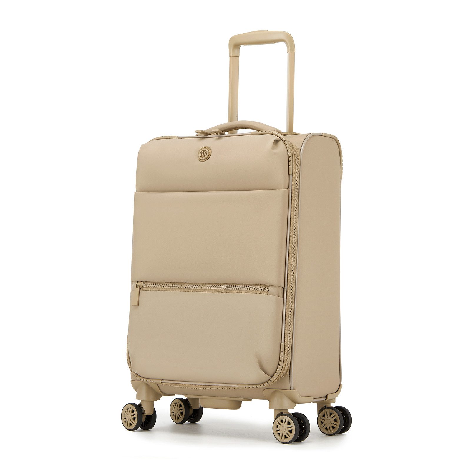 KONO Handgepäck-Trolley Leichtgewicht-Koffer aus Softshell-Material (S/M/L)