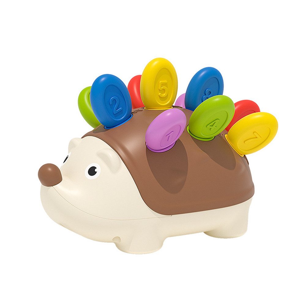 Flintry Lernspielzeug Montessori-Igel-Spielzeug für Kinder ab 3 Jahren,Motorik-Spielzeug Zug, fördert Hand-Auge-Koordination, Geschenk für Jungen und Mädchen