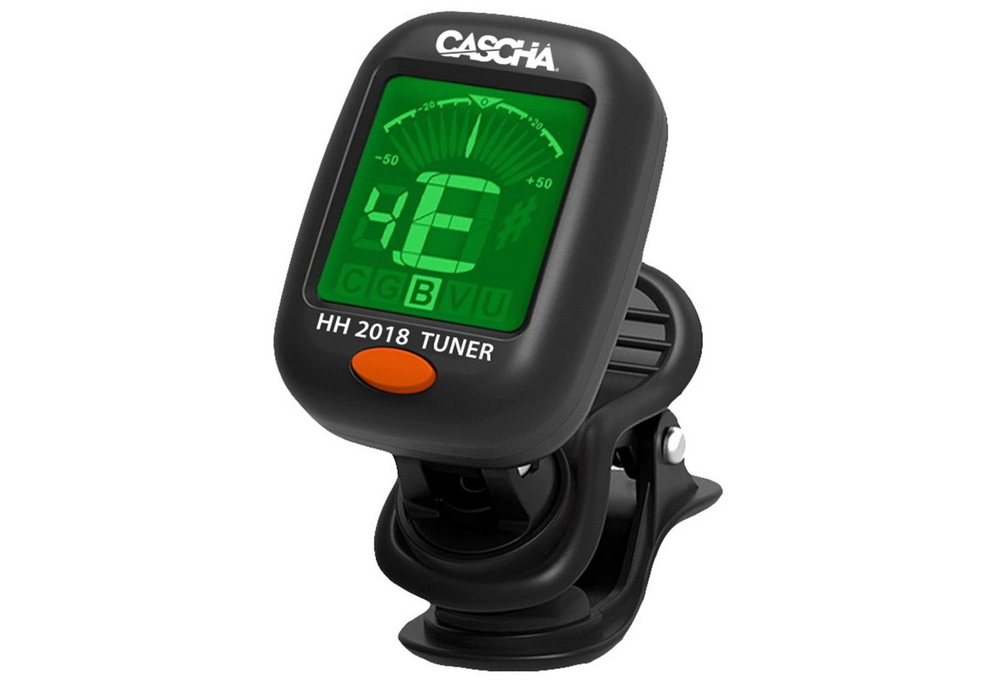 Cascha Stimmgerät Cascha Multi Clip Tuner HH2018, für Gitarre, Bass, Violine, Ukulele